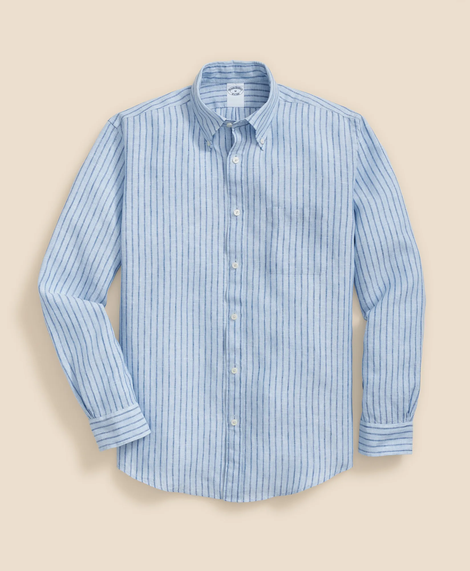 SPT ML Linen Novelty Long Sleeve Regular Blues STP
