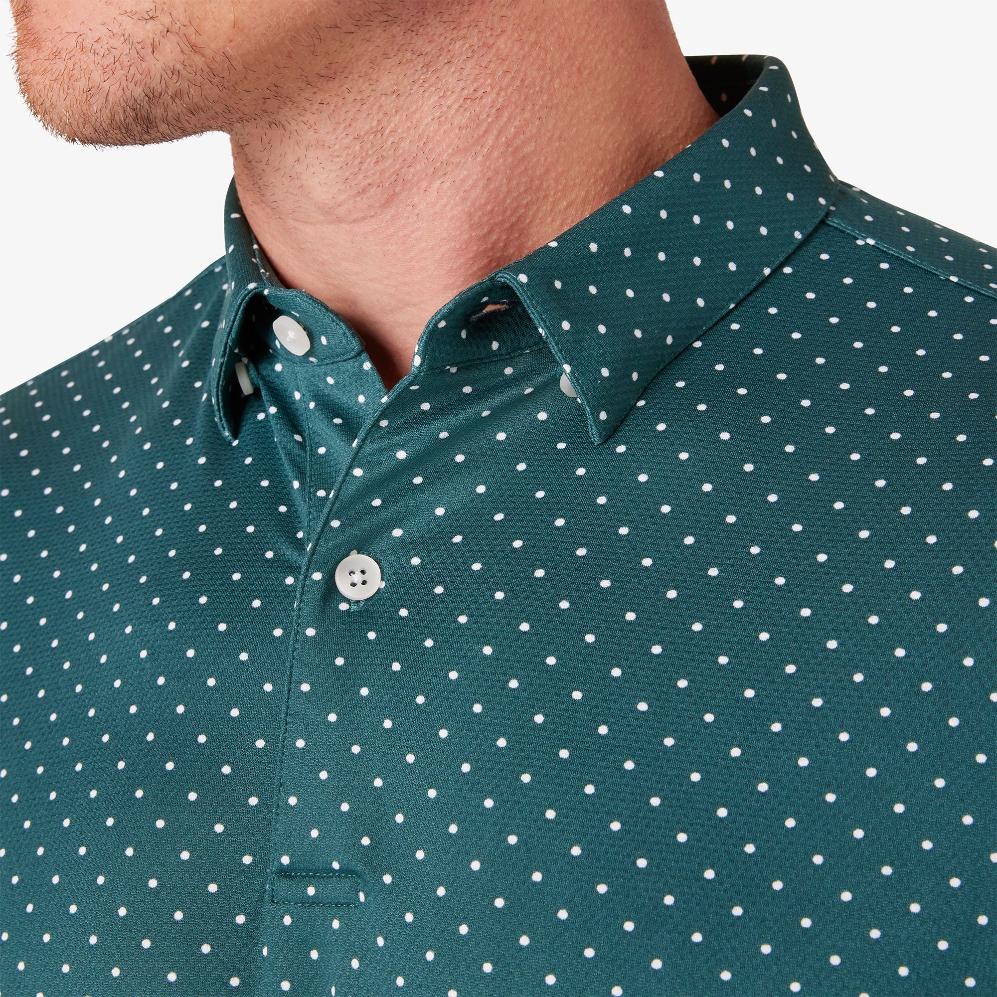 Halyard Short Sleeve Polo Balsam Dot