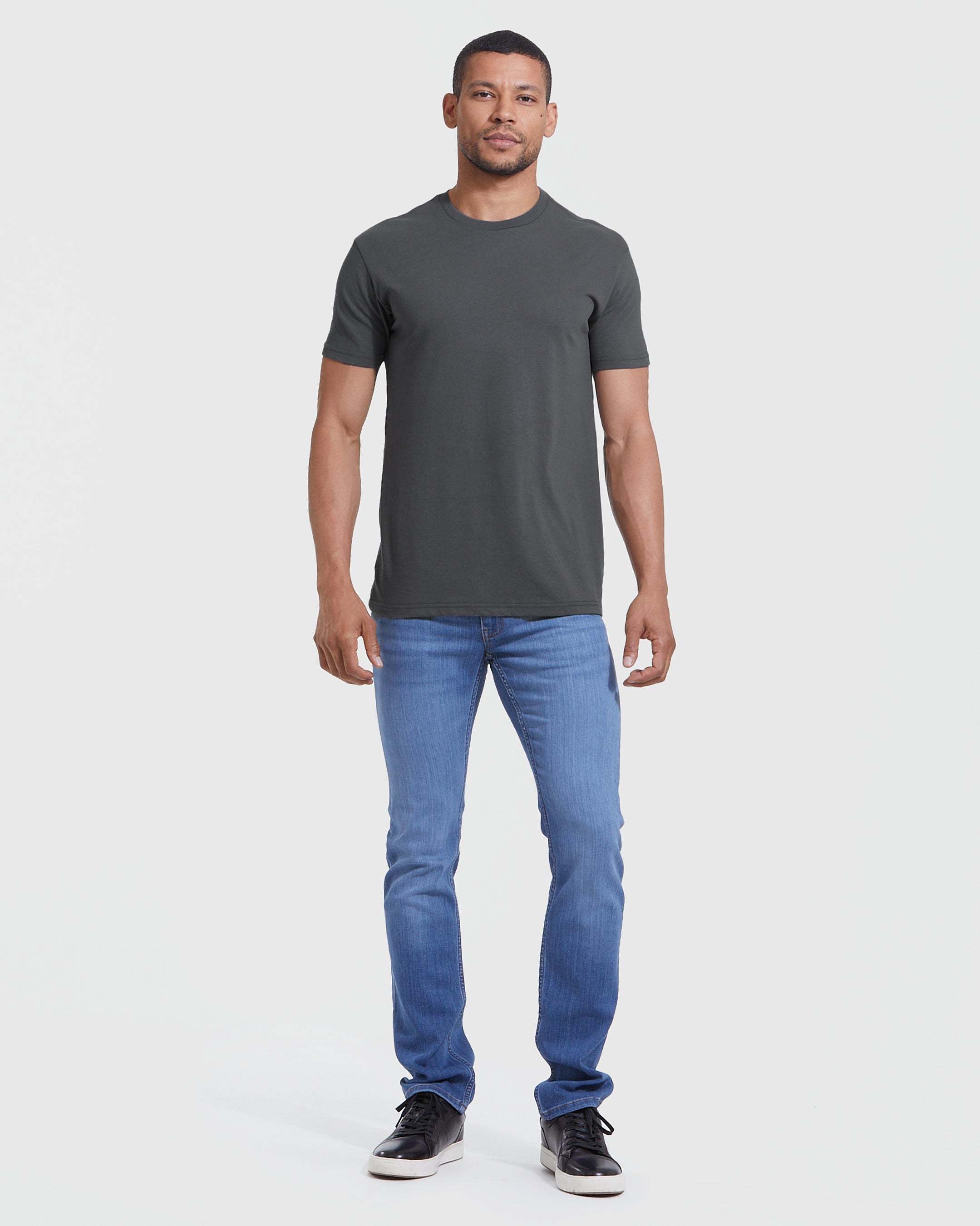 Classic Crew Tee Carbon