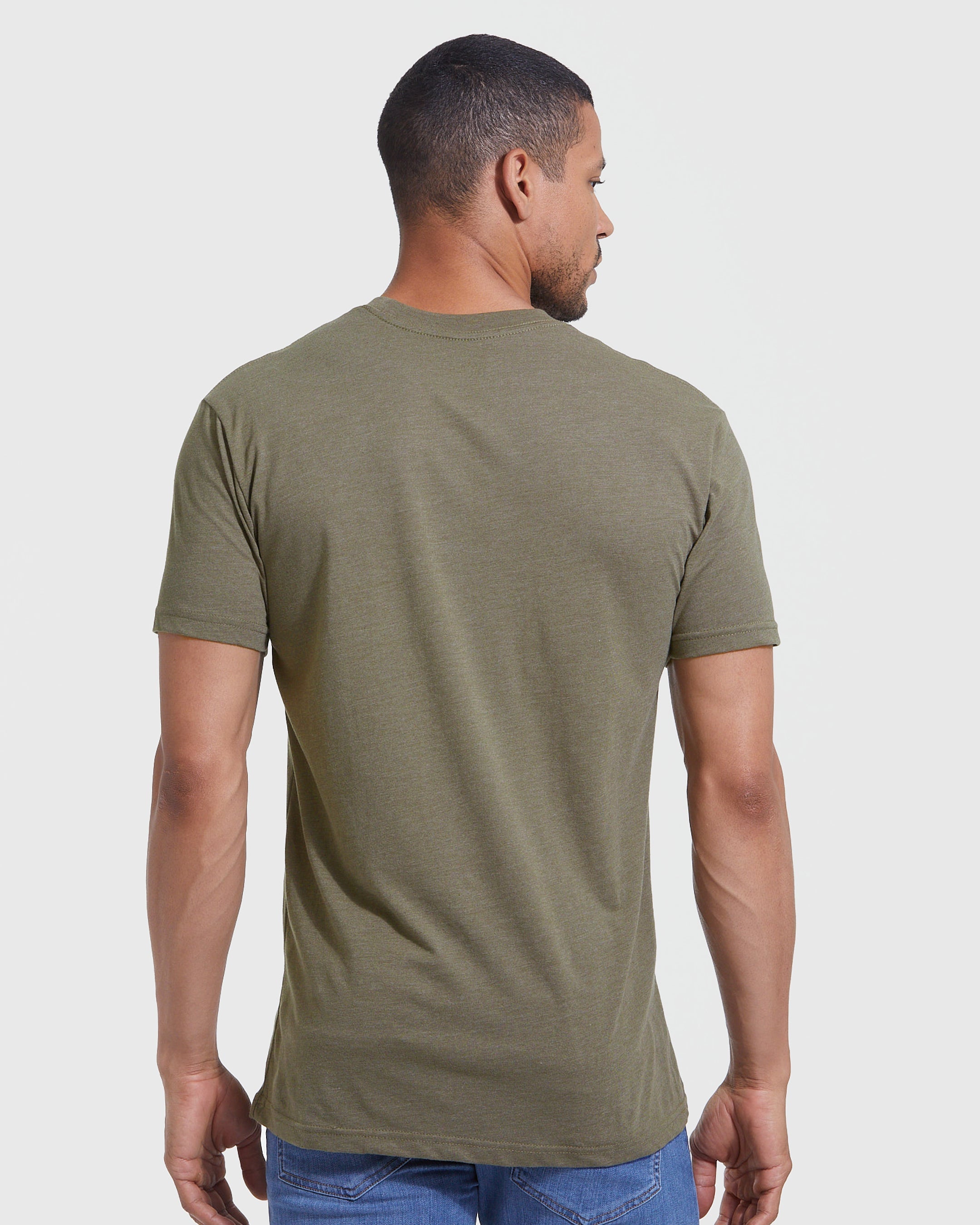 Classic Crew Tee Military Green Heather