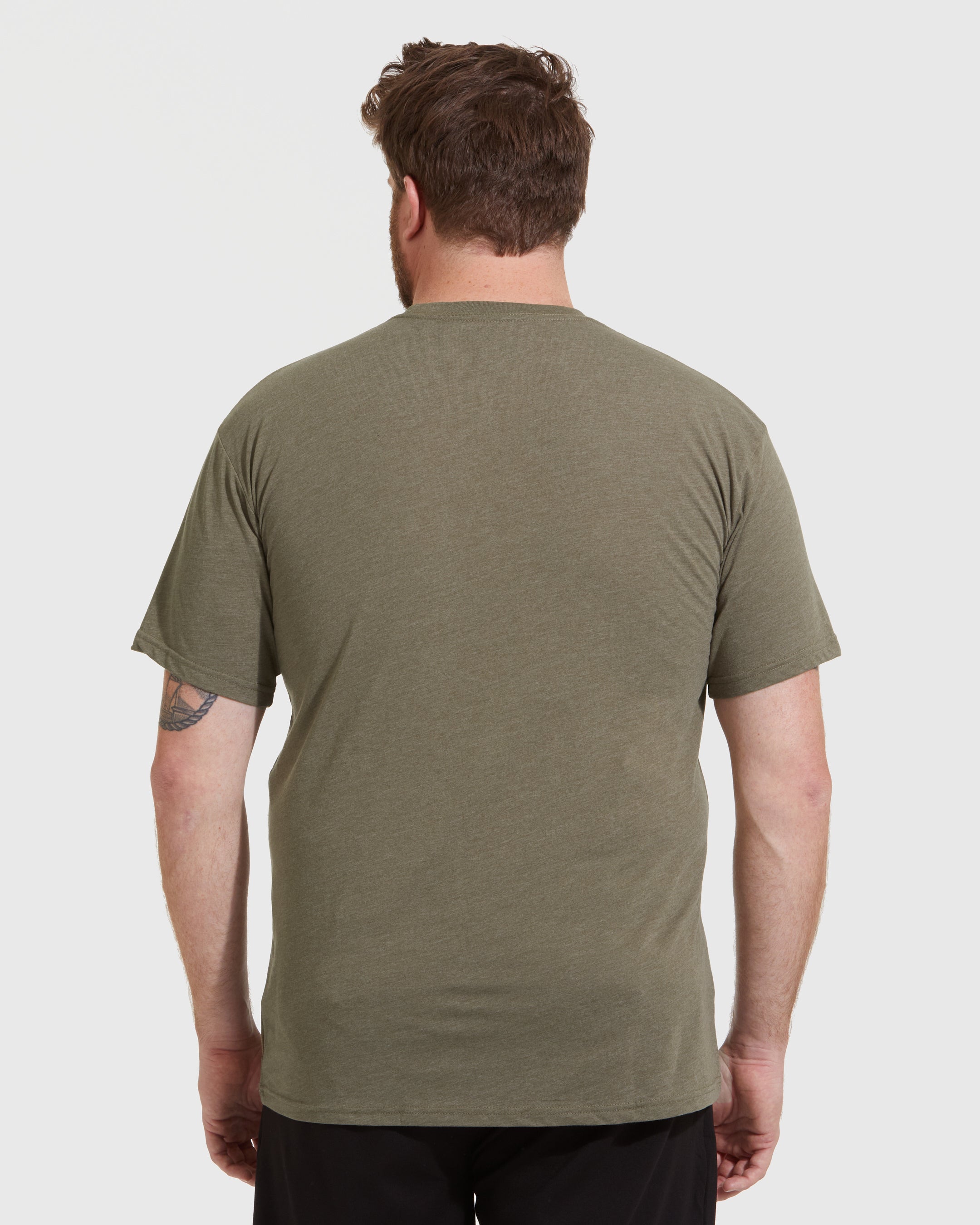 Classic Crew Tee Military Green Heather