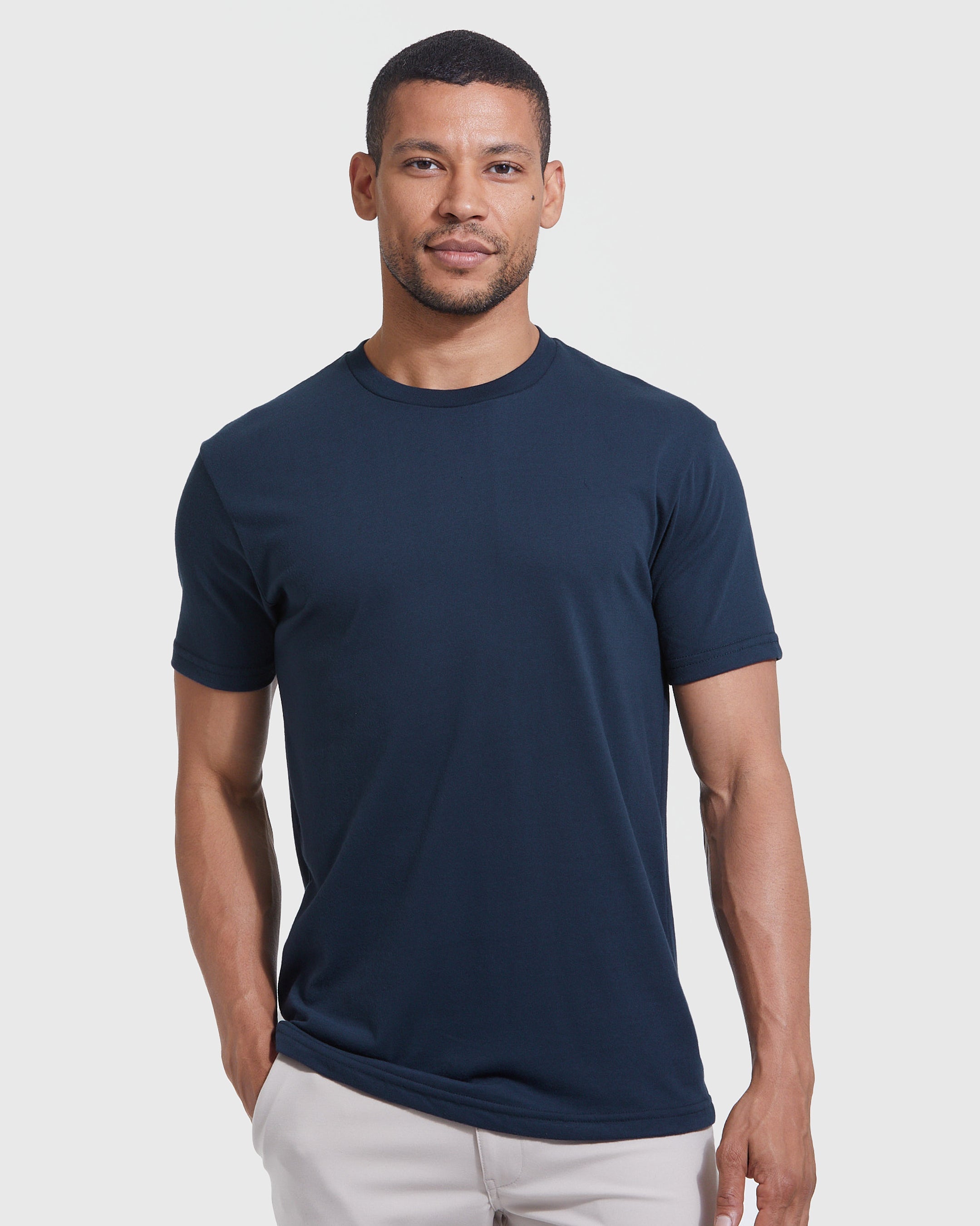 Classic Crew Tee Navy