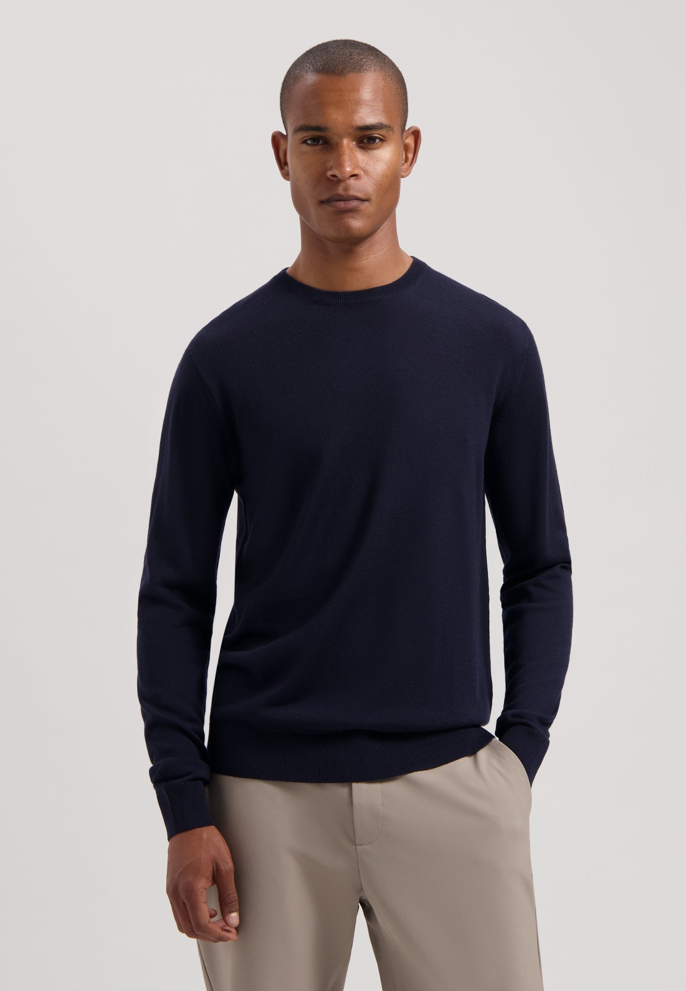 Destin Crewneck in Dark Navy