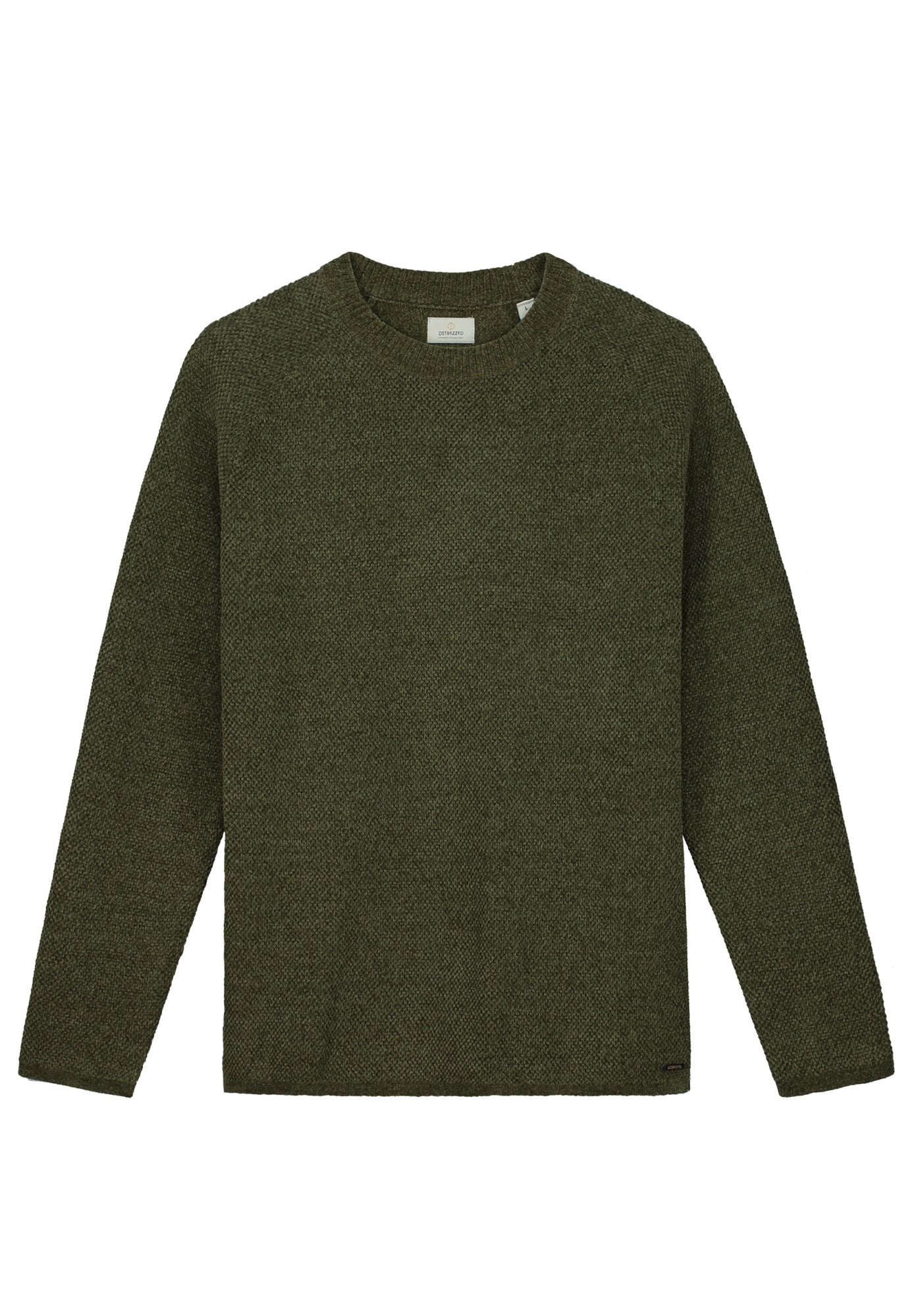 Chenille Knit Sweater in Olive Night