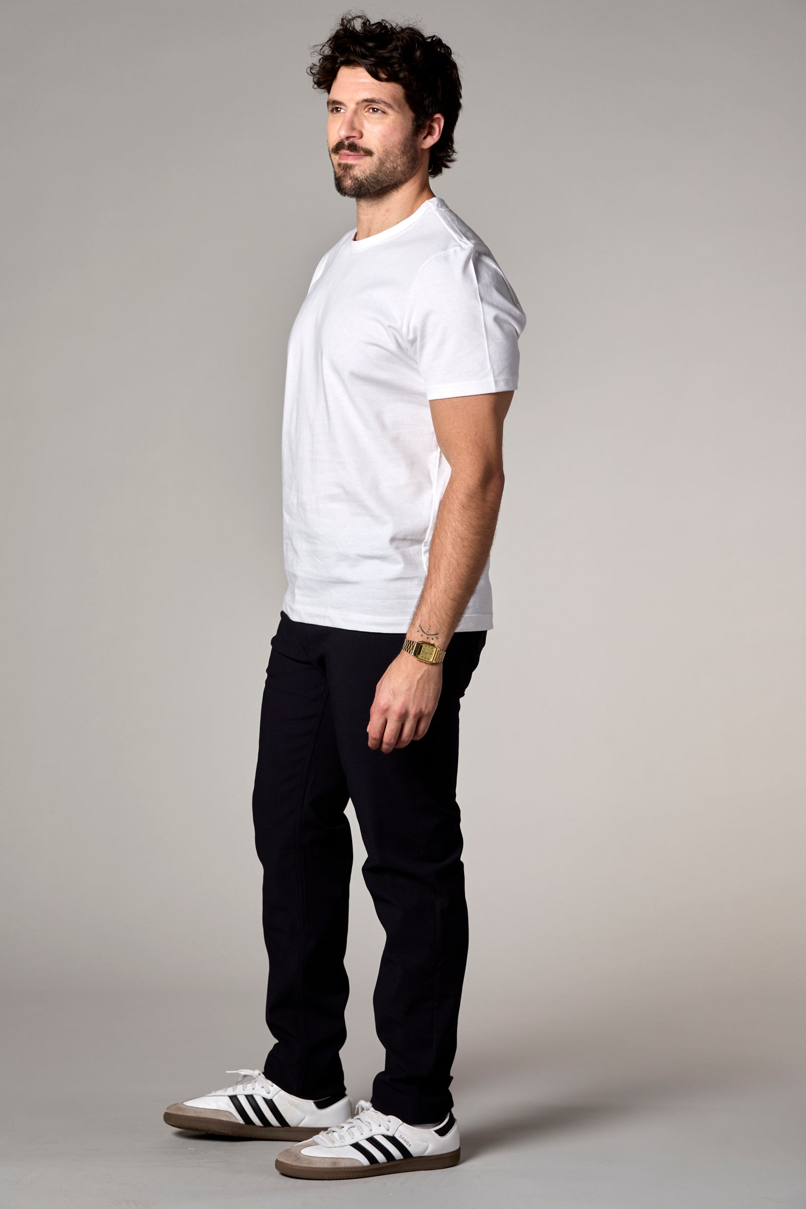 The Rick Crewneck Tee White