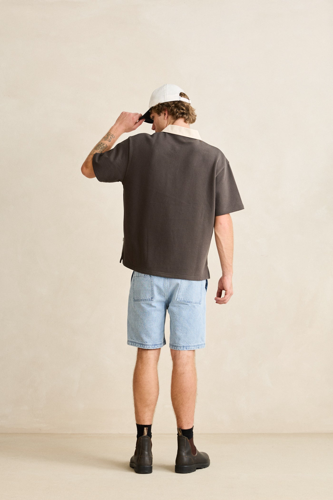 Koa SS Rugby Polo Charcoal