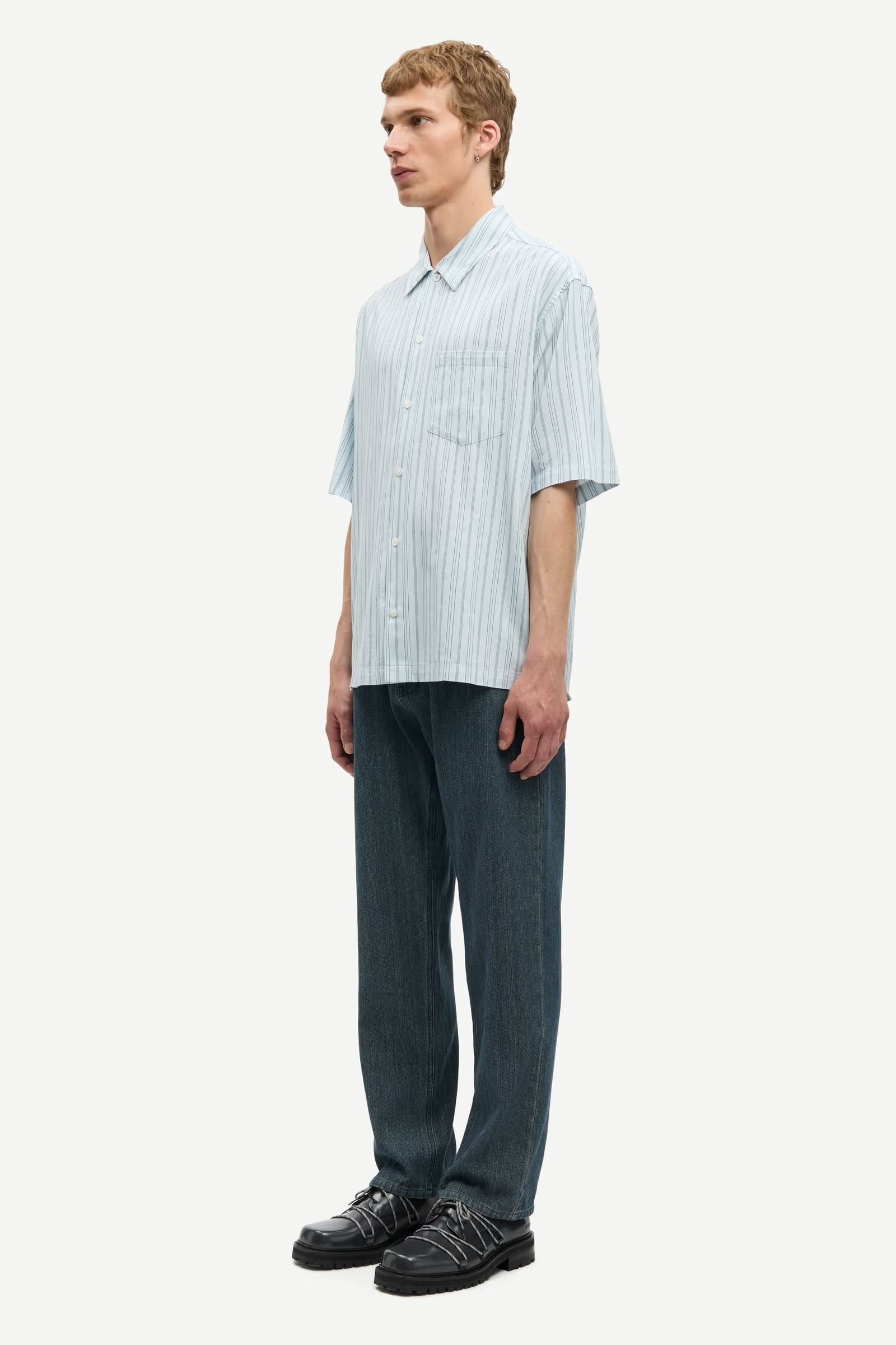 Saayo P Shirt Skywriting Stripe
