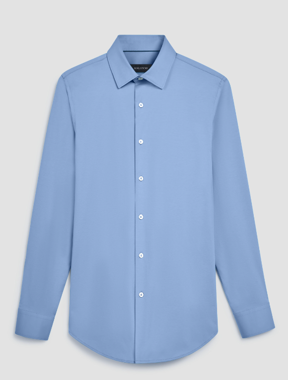 OOOHCotton James Long Sleeve Shirt Sky