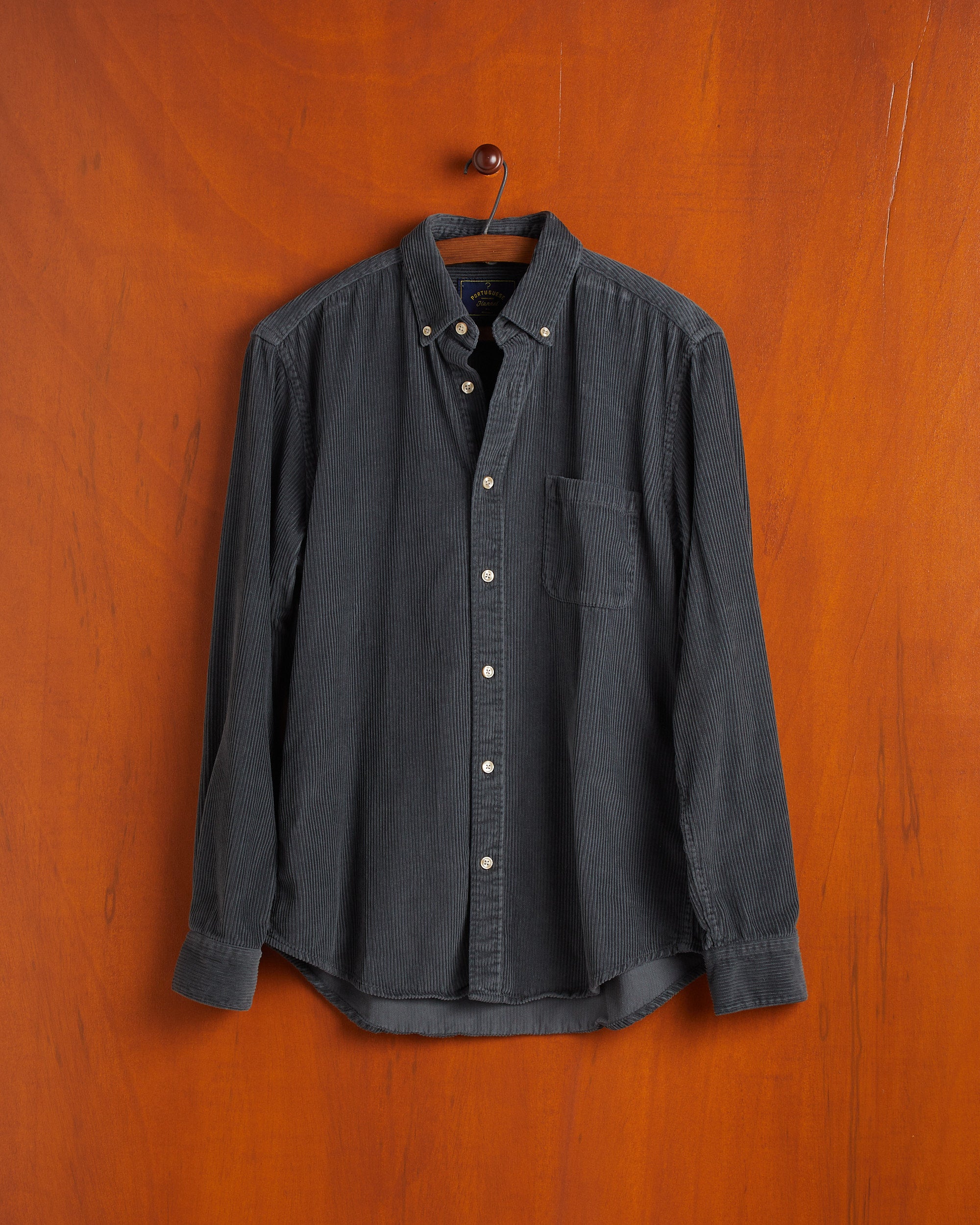 Lobo Corduroy Shirt Anthracite