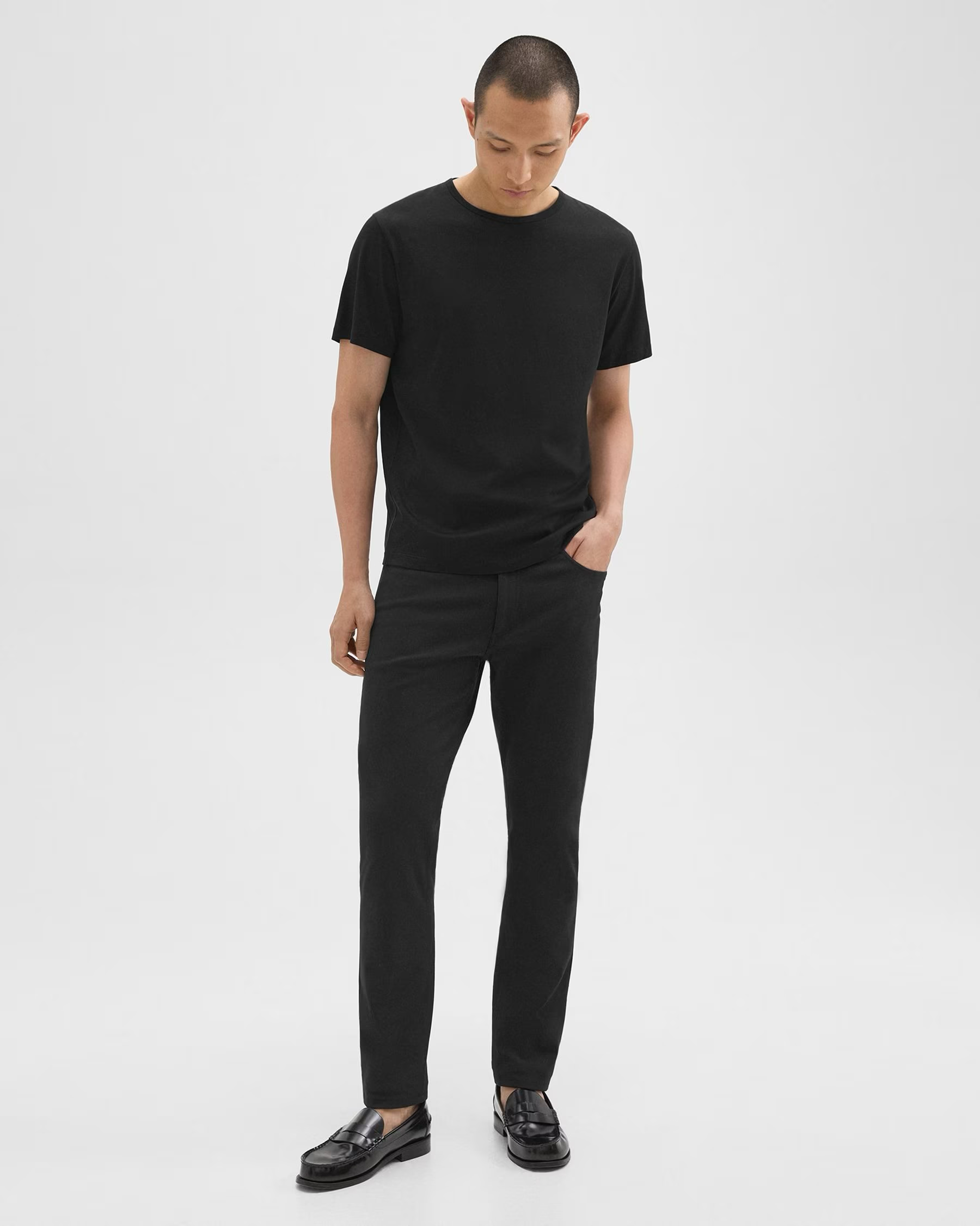 Raffi Pant in Neoteric Twill Black