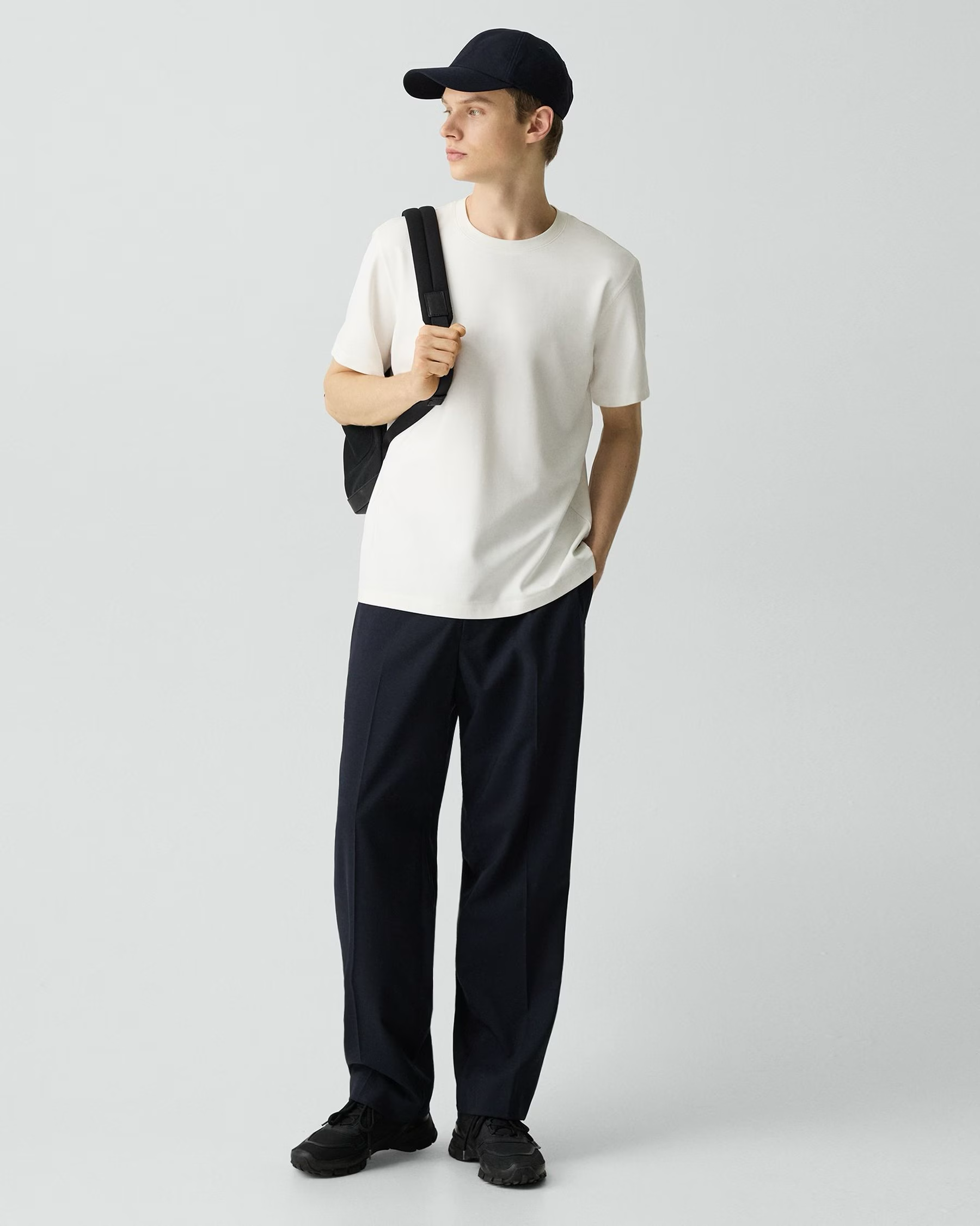 Ryder Tee in Relay Jersey White