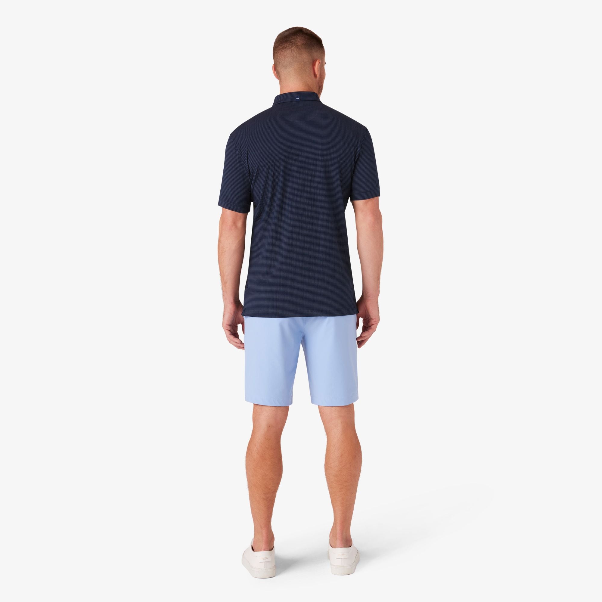 Copa Short Sleeve Polo Navy Solid