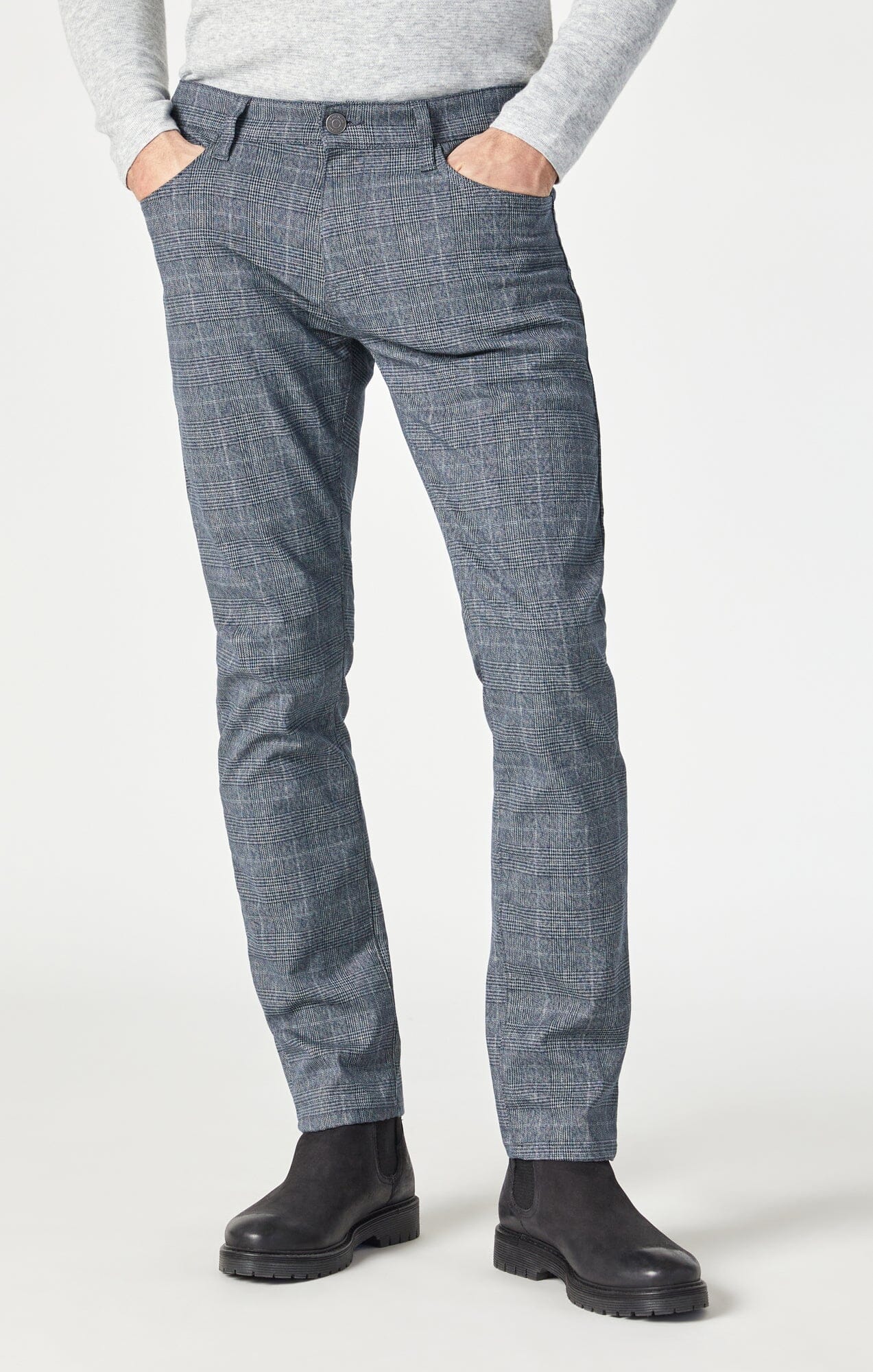 Jake Plaid Chino Navy