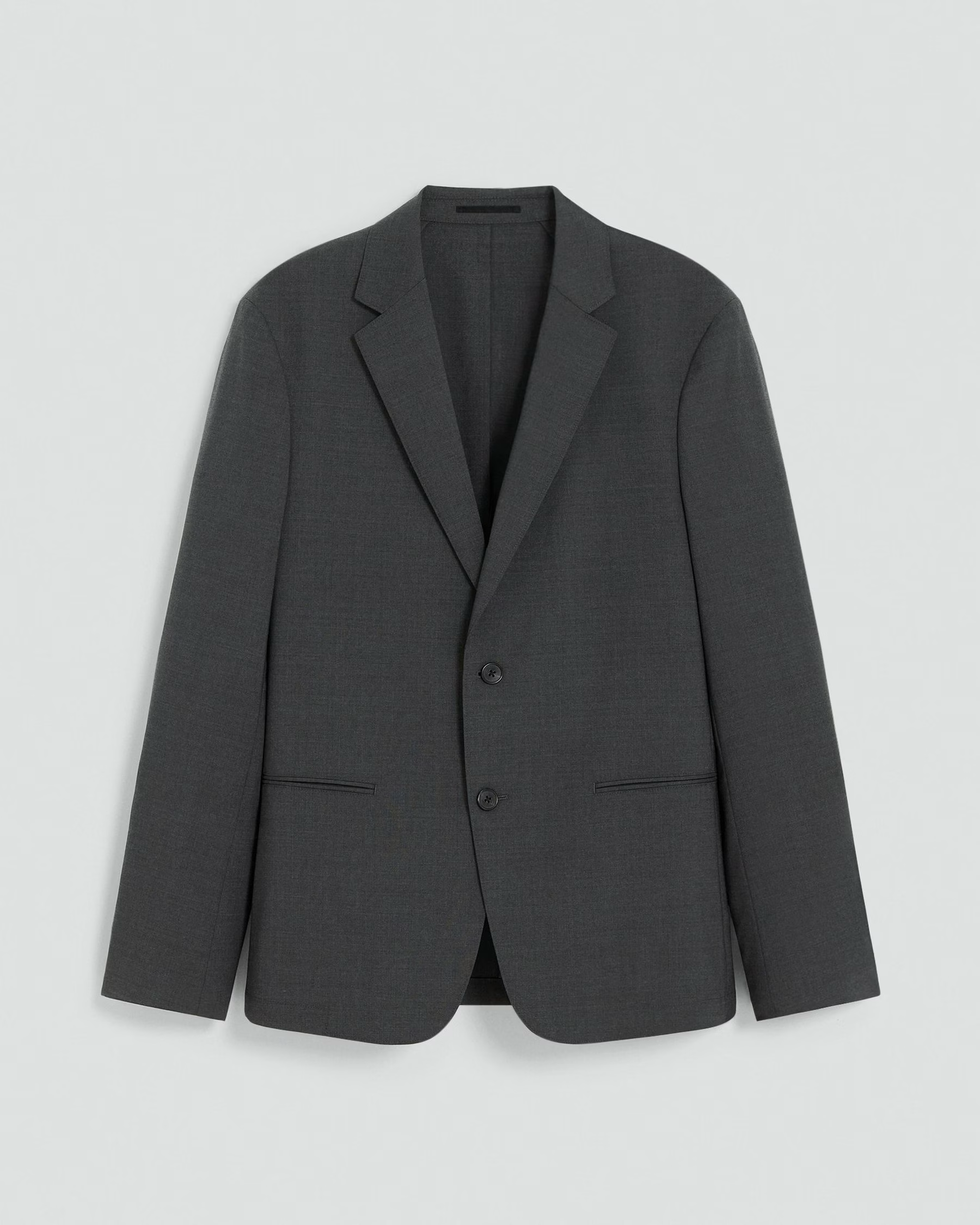 Clinton Travel Blazer in Motion Wool Charcoal Melange