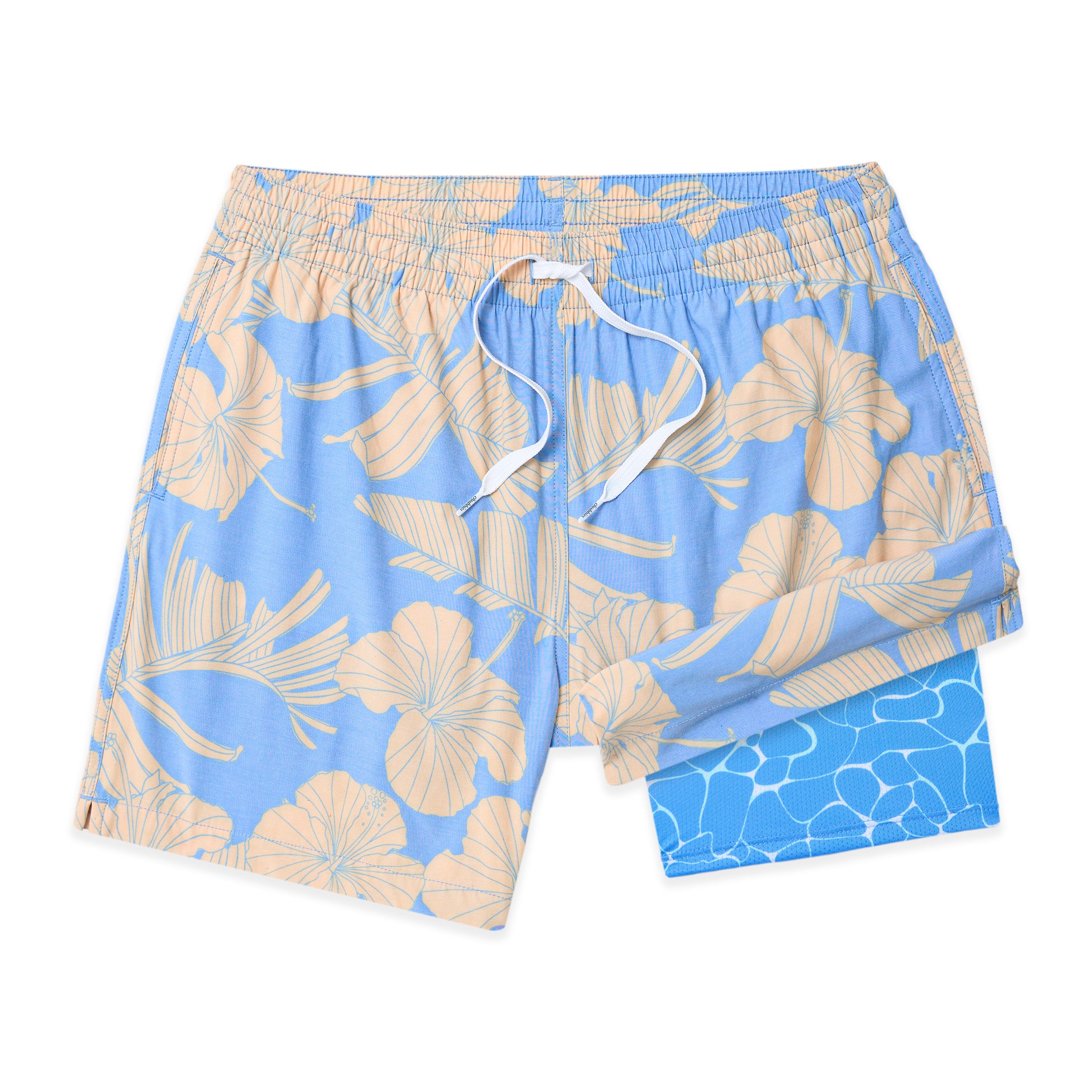 The Gold Coasts 5.5" - Classic Lined Swim Trunk Medium Blue