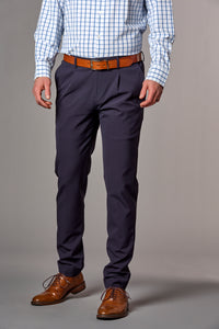 Waffle Knit Stretch Blazer Navy