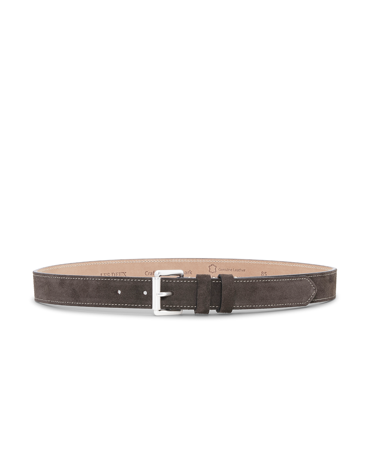 Walid Suede Belt Brown