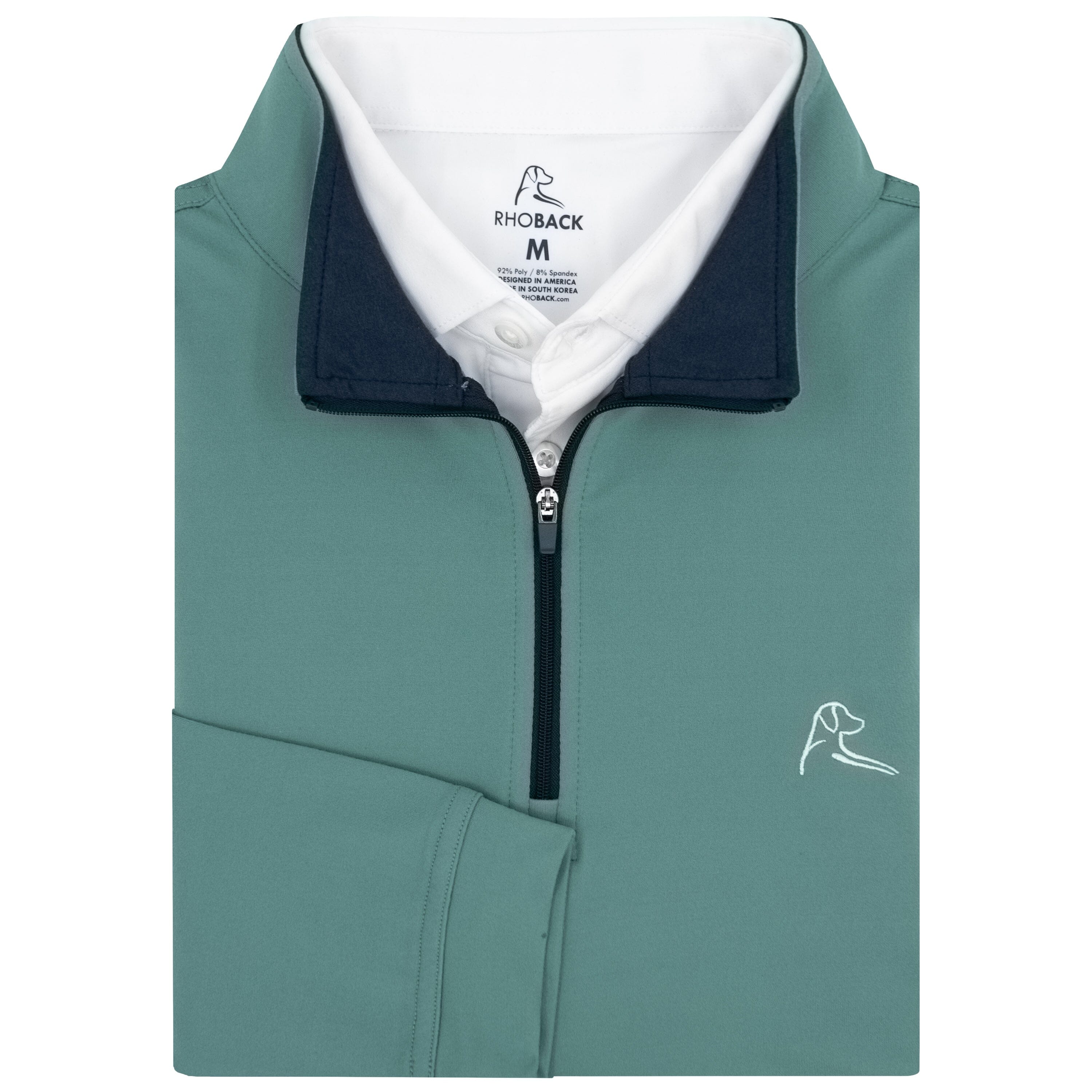 Signature Performance 1/4 Zip Bullfrog Green