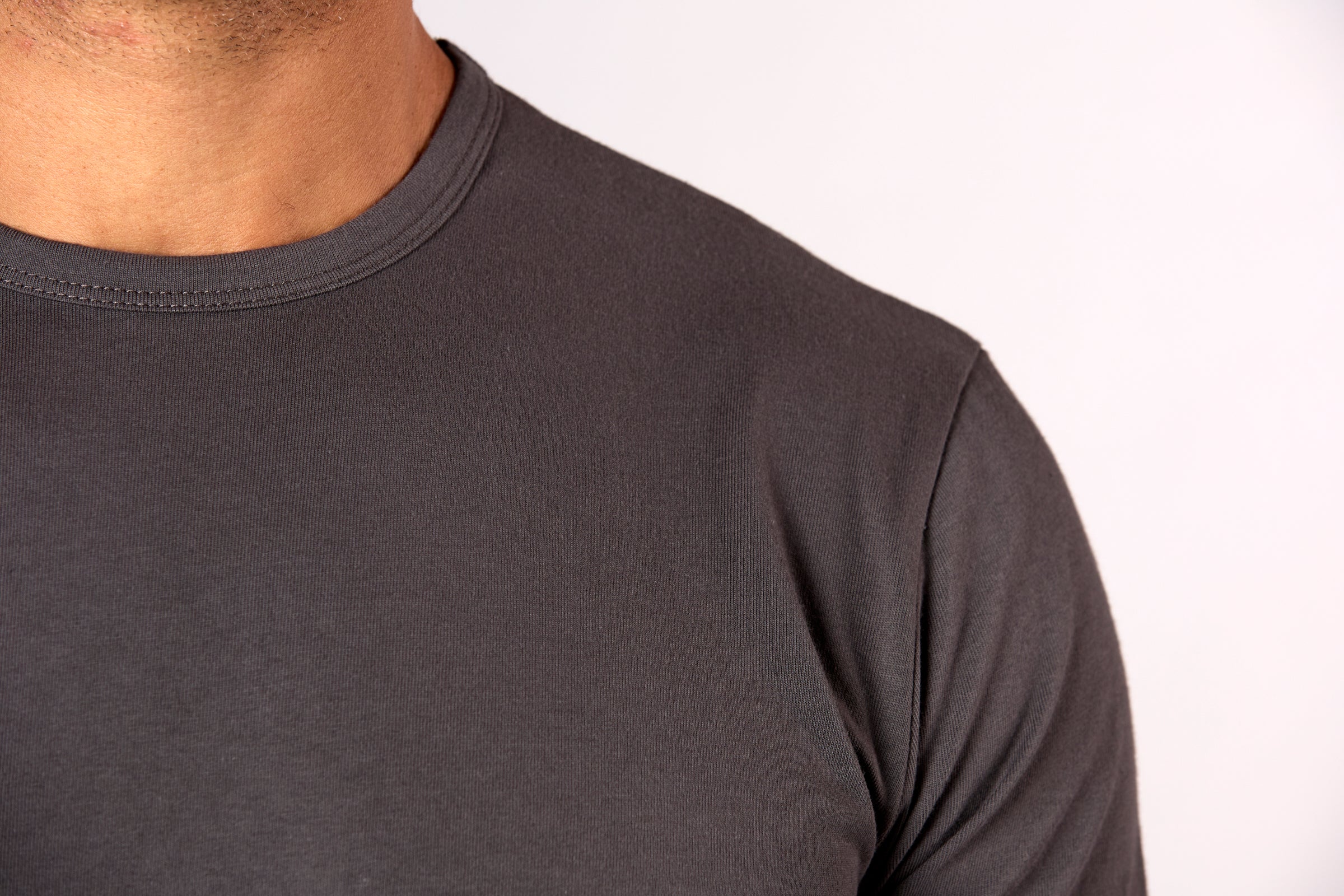 The Hudson Crew Tee in Heavy Cotton Jersey Oxide