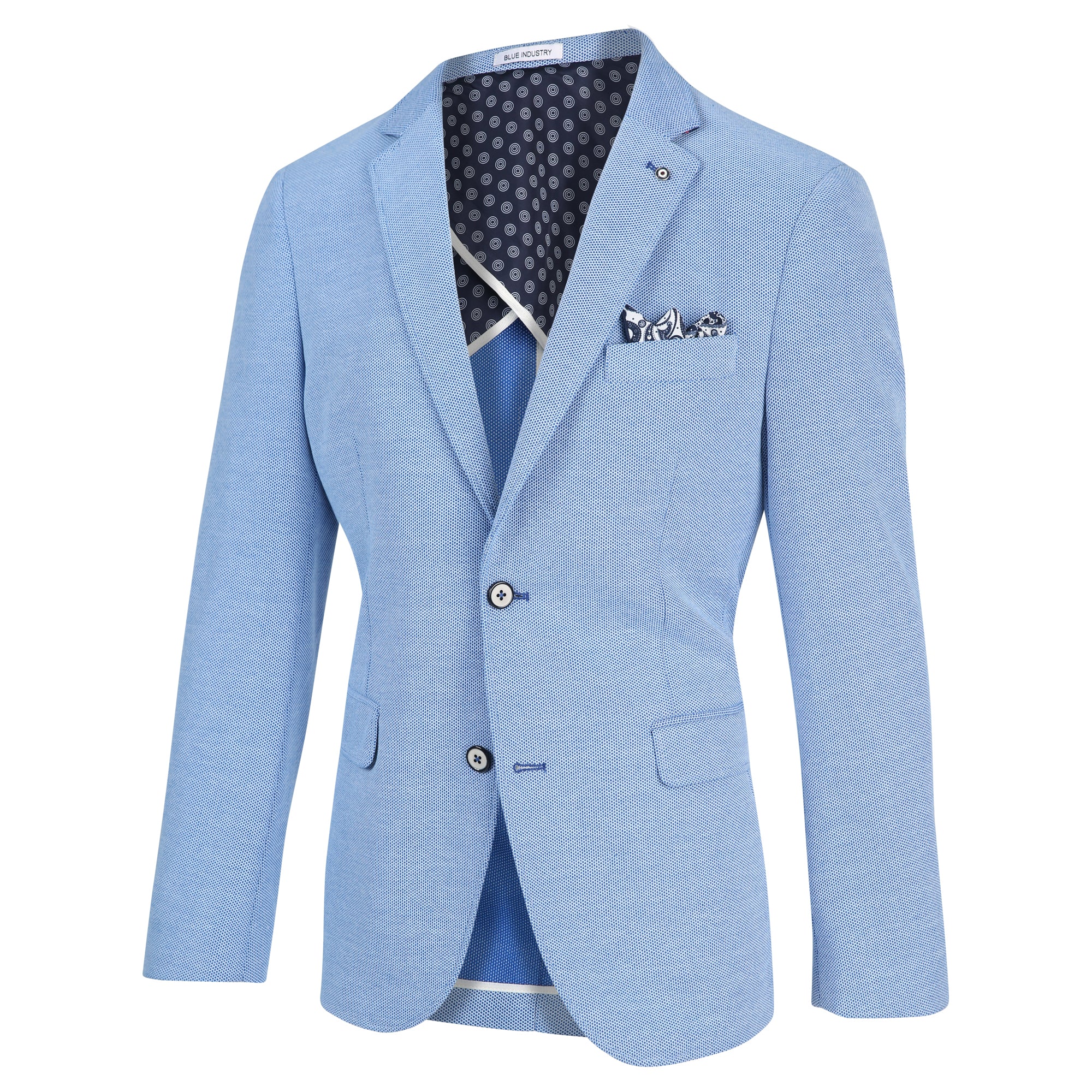 Unlined Blazer W/ Pocket Cobalt