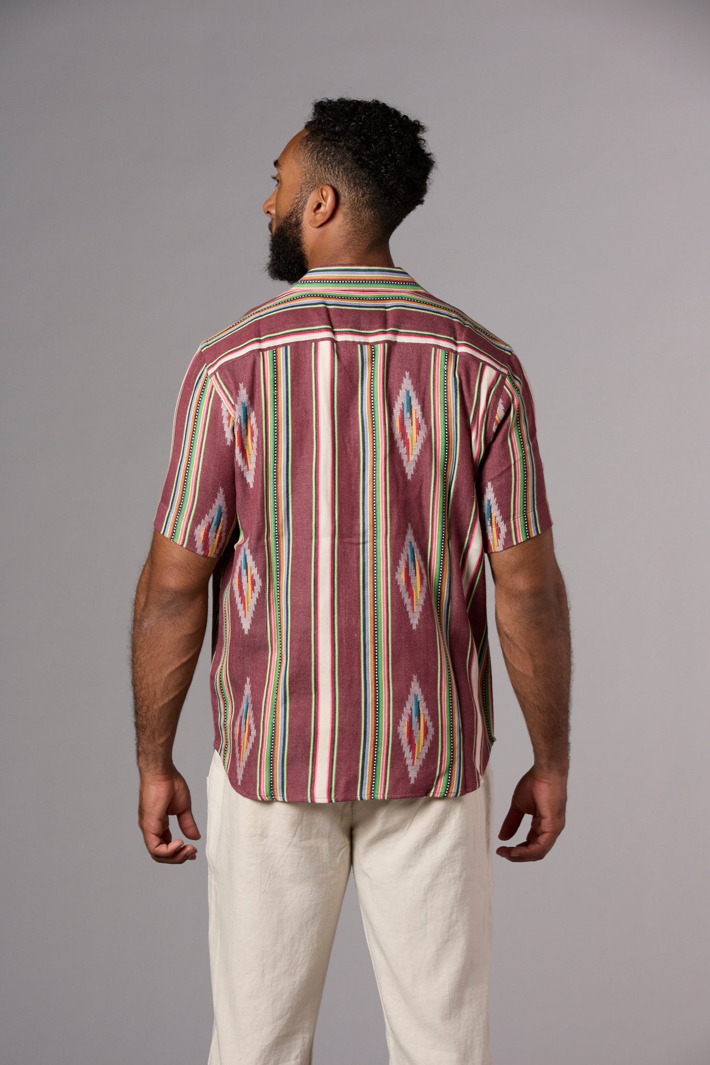Lamar Jacquard Shirt Wine