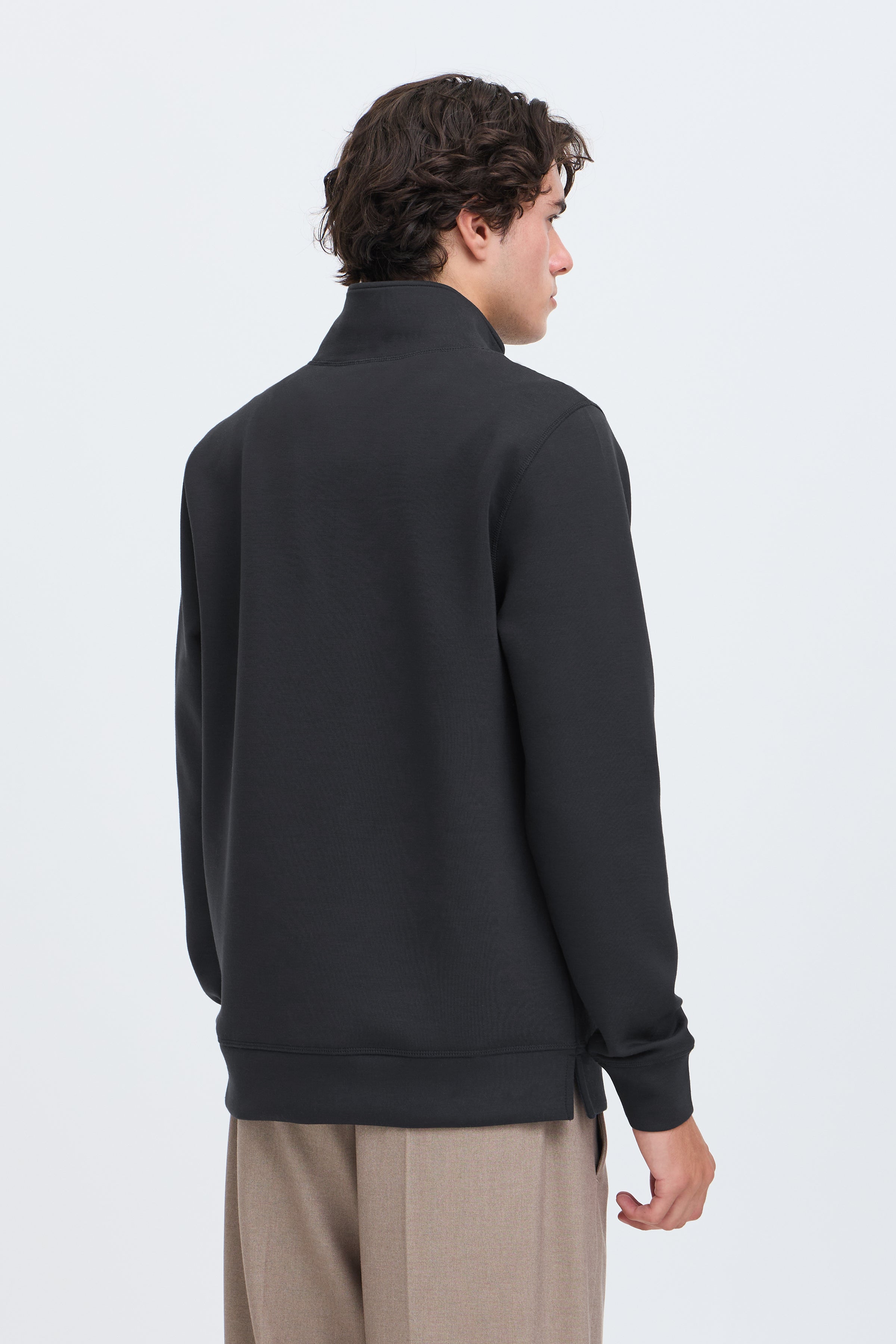 Sebastian Half-Zip Sweatshirt Dark Navy