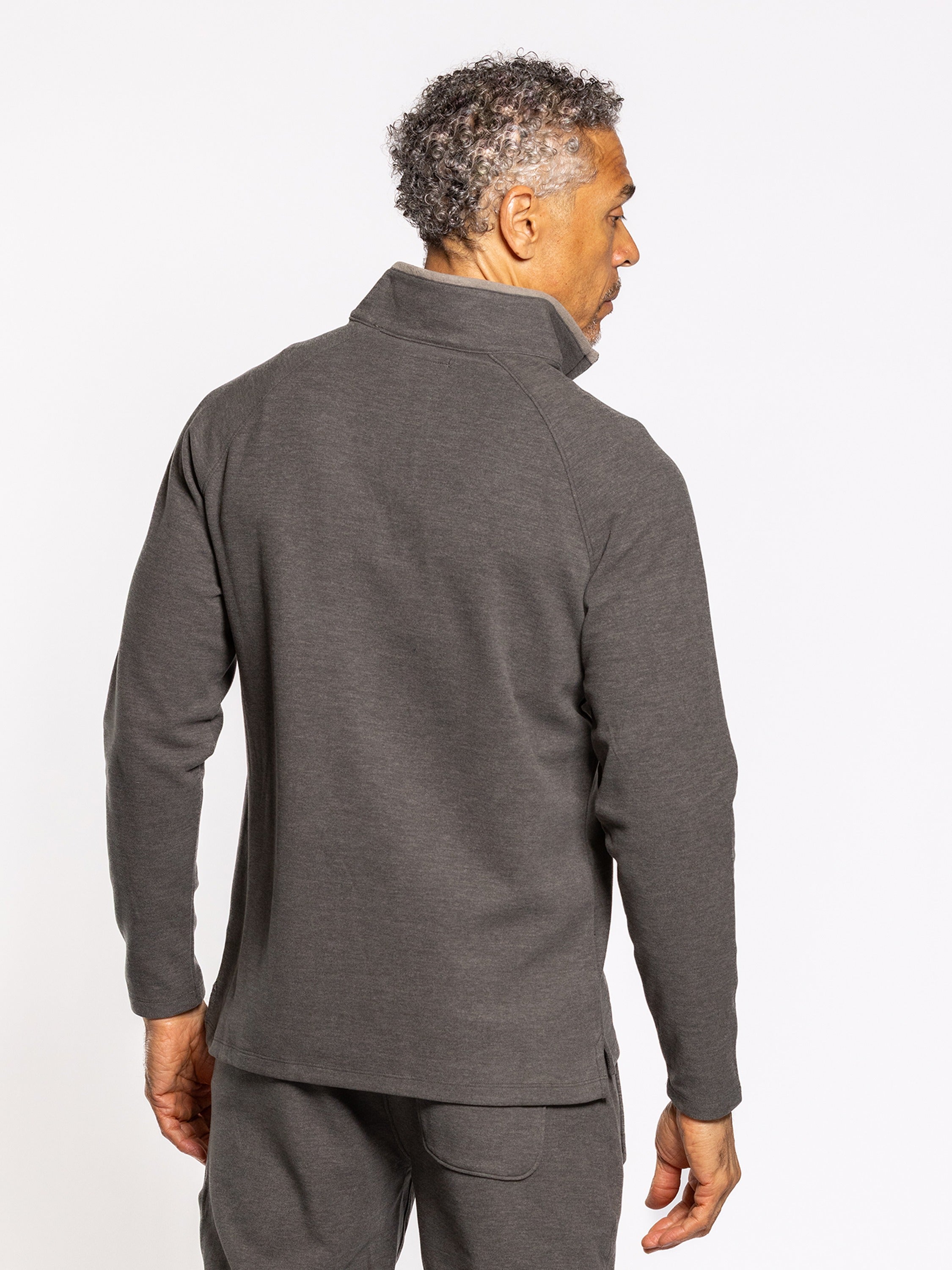 Asher Quarter Zip Gunmental