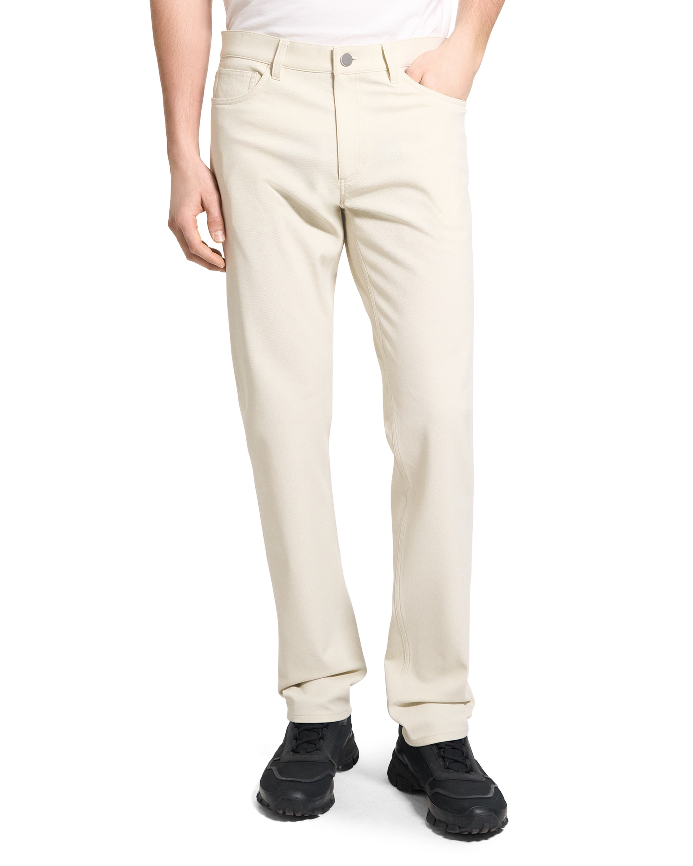 Raffi Pant in Neoteric Twill Oat Milk