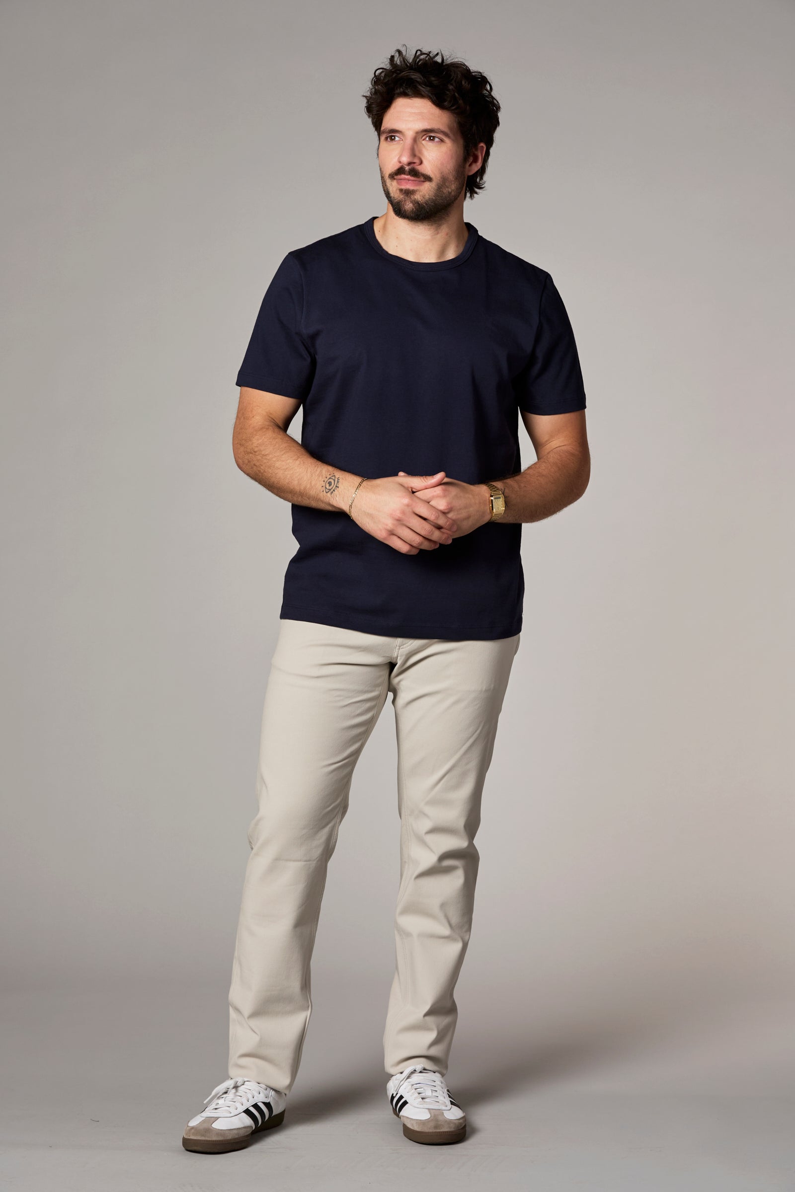 The Rick Crewneck Tee Admiral