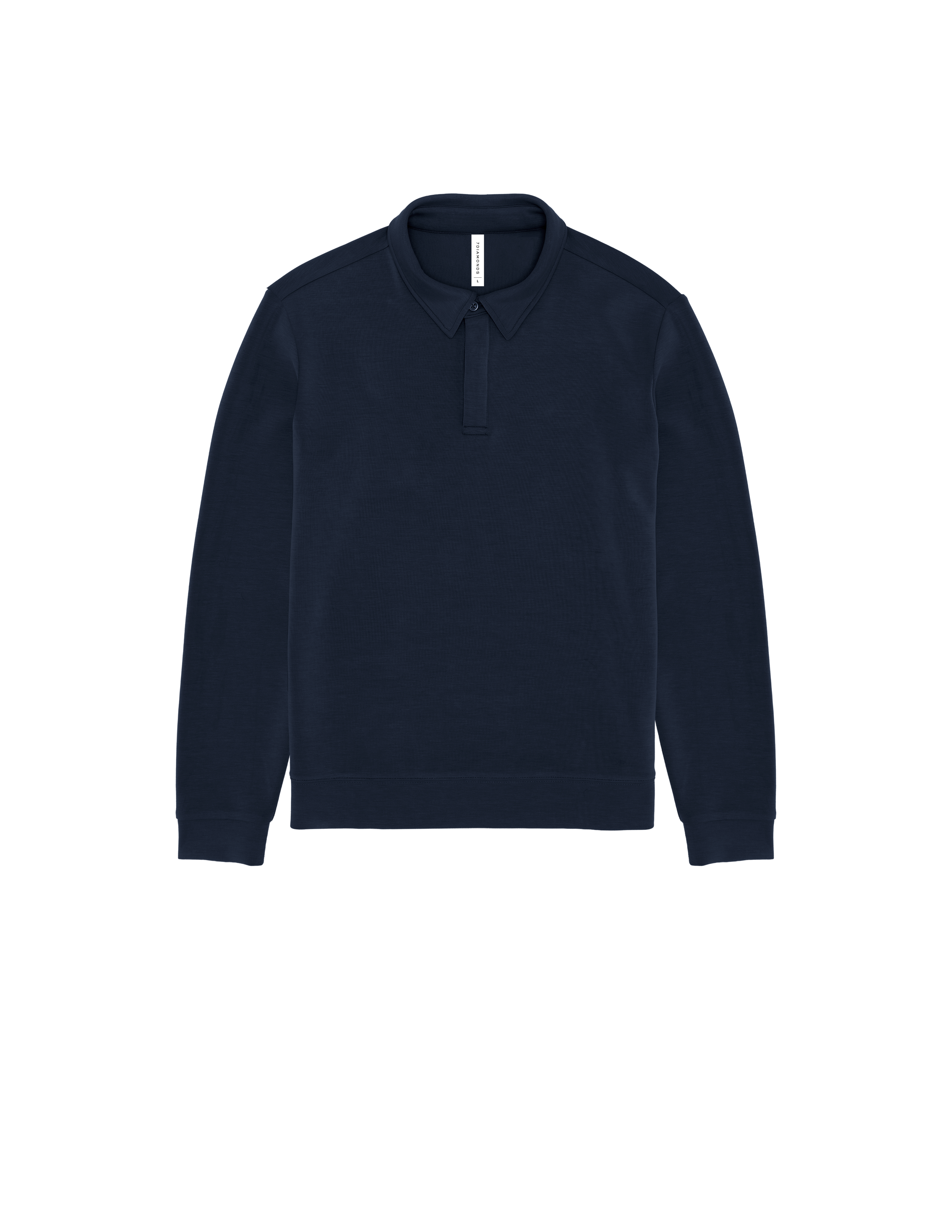 Rev Long Sleeve Polo Navy