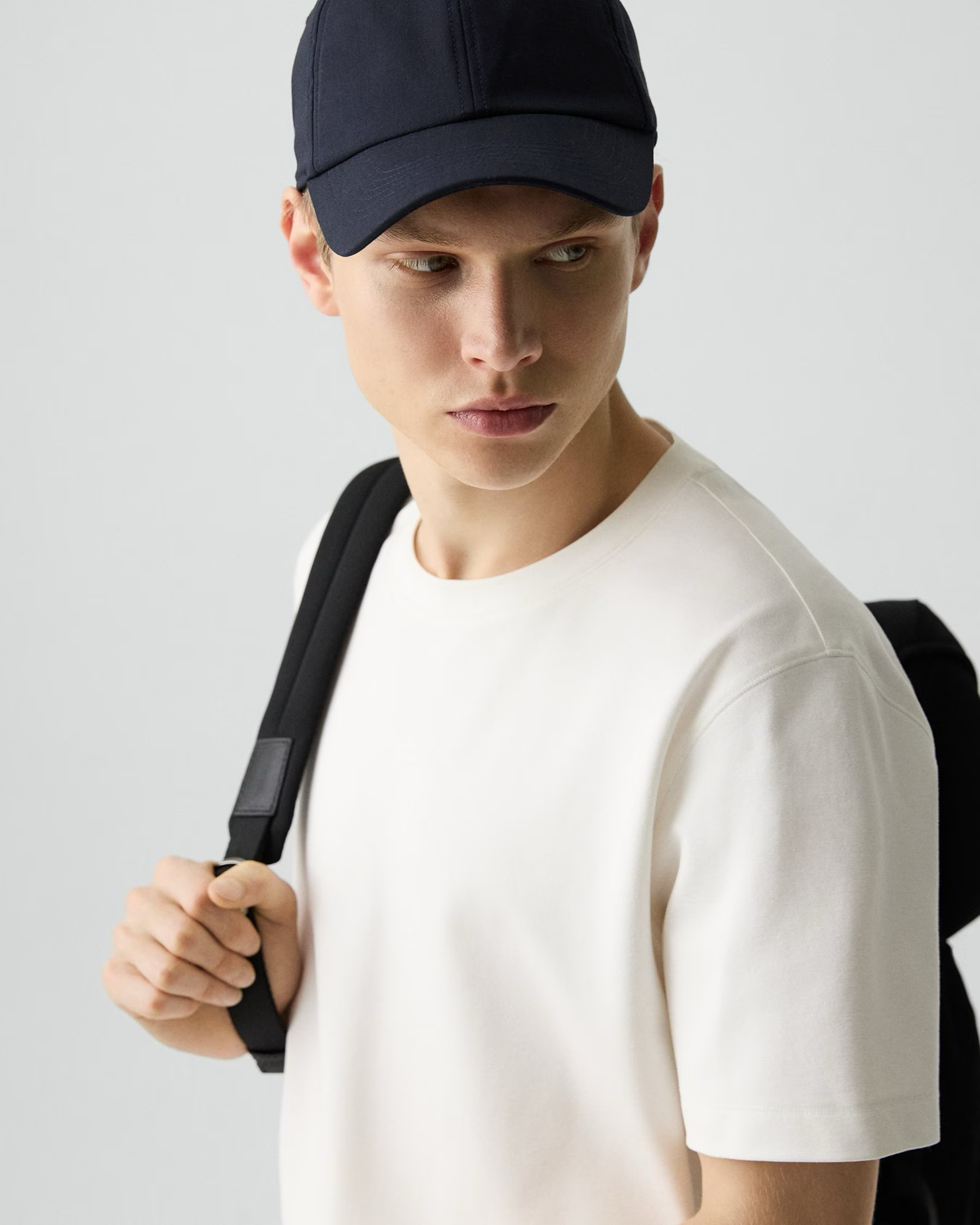 Ryder Tee in Relay Jersey White