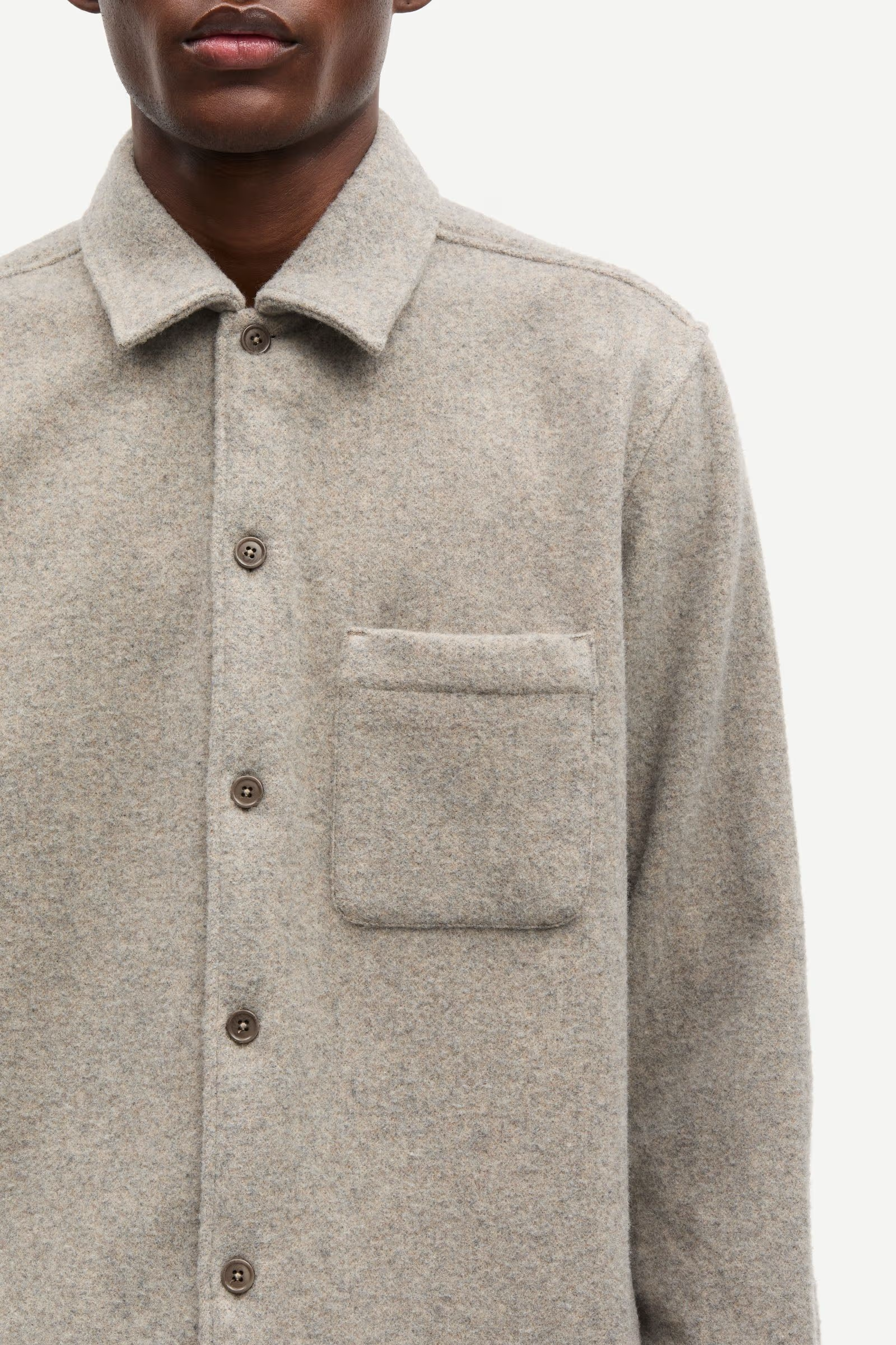 Sadamon JJ Overshirt Elephant Skin