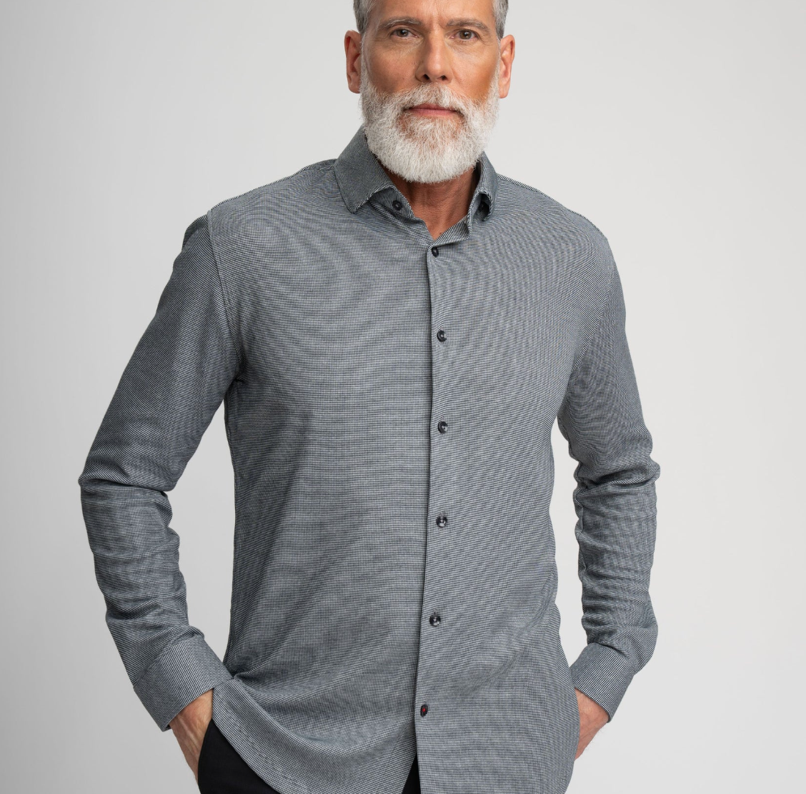 Tech Pique Shirt Grey