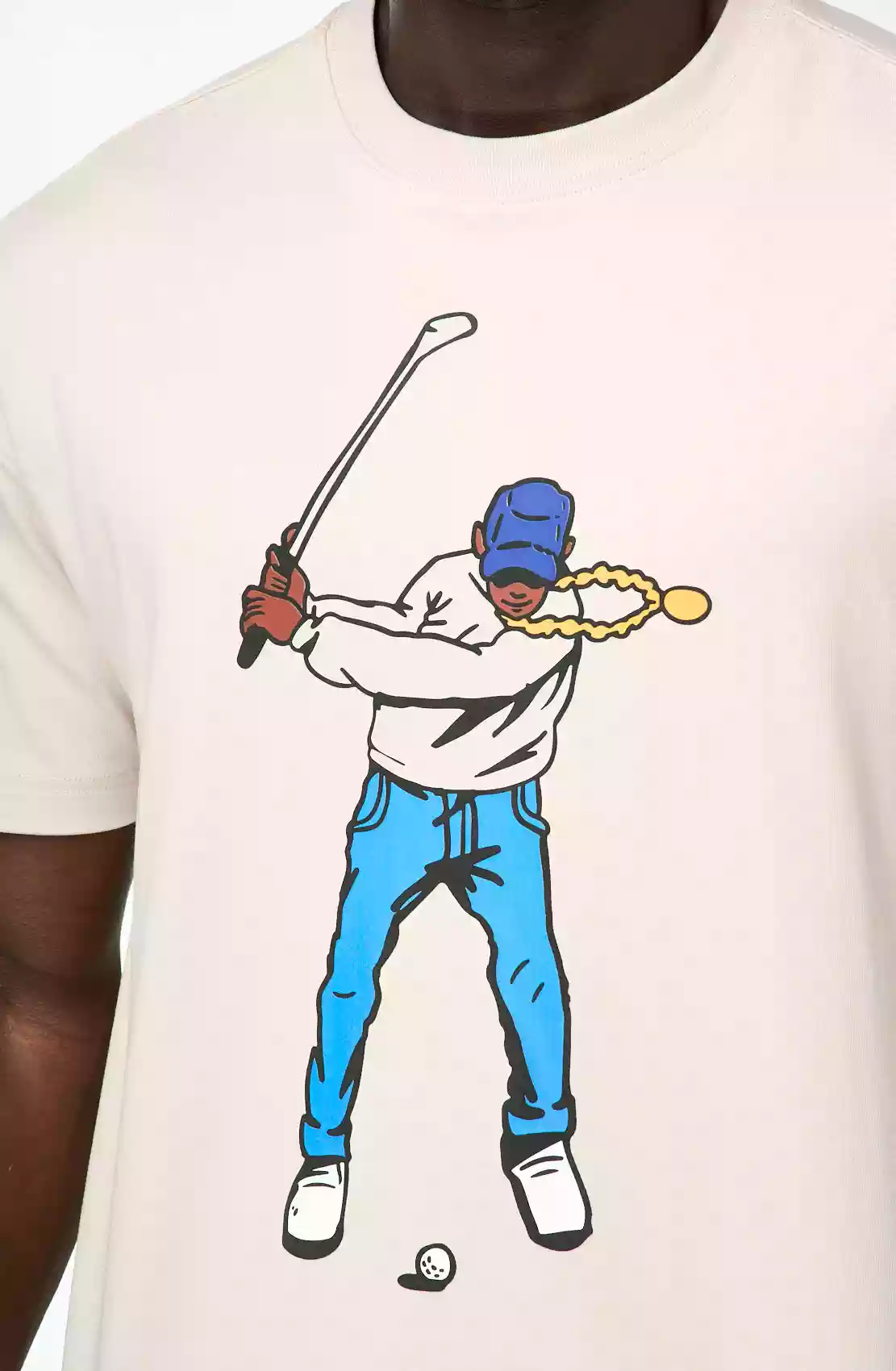 Double Sided Swingman Tee Pumice