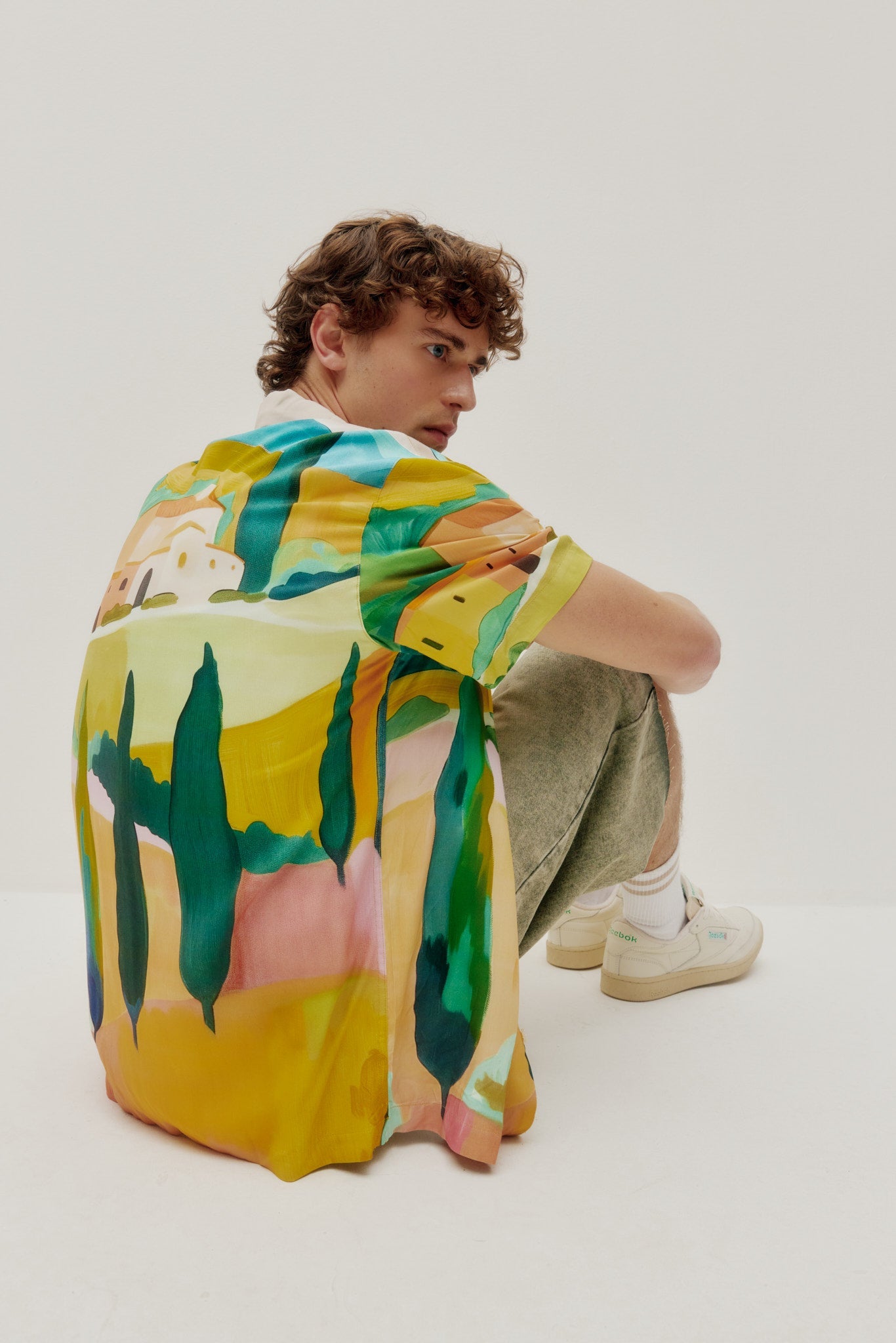 Beach Button Down Shirt Tuscany