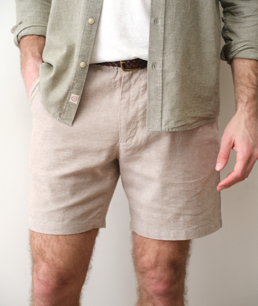 Saturday Hemp Chino Short Taupe