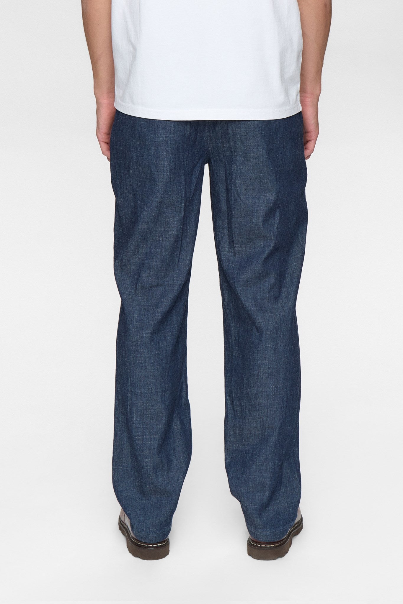 Akjan Chambray Pants Sky Captain
