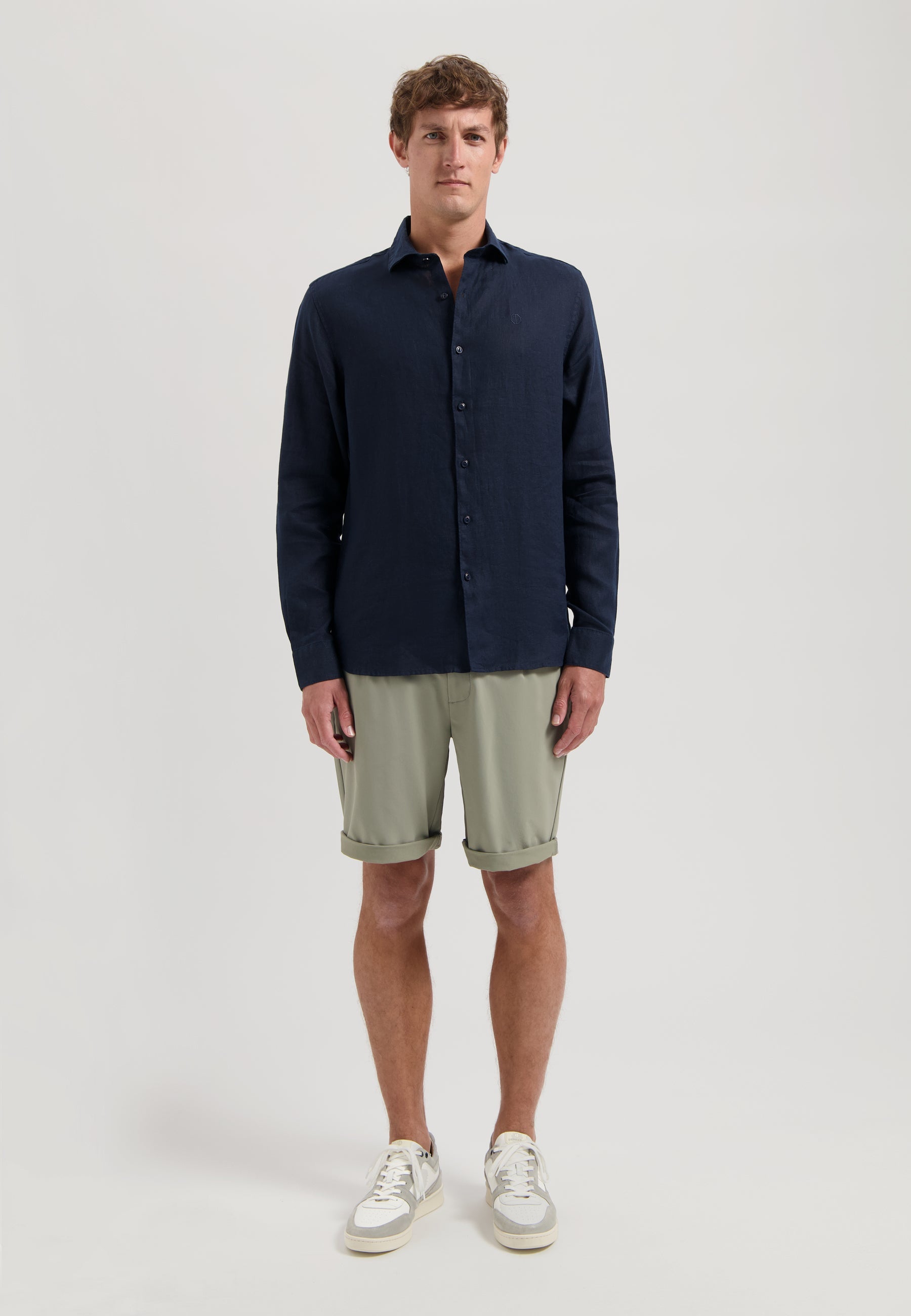 Jagger Linen Shirt Dark Navy