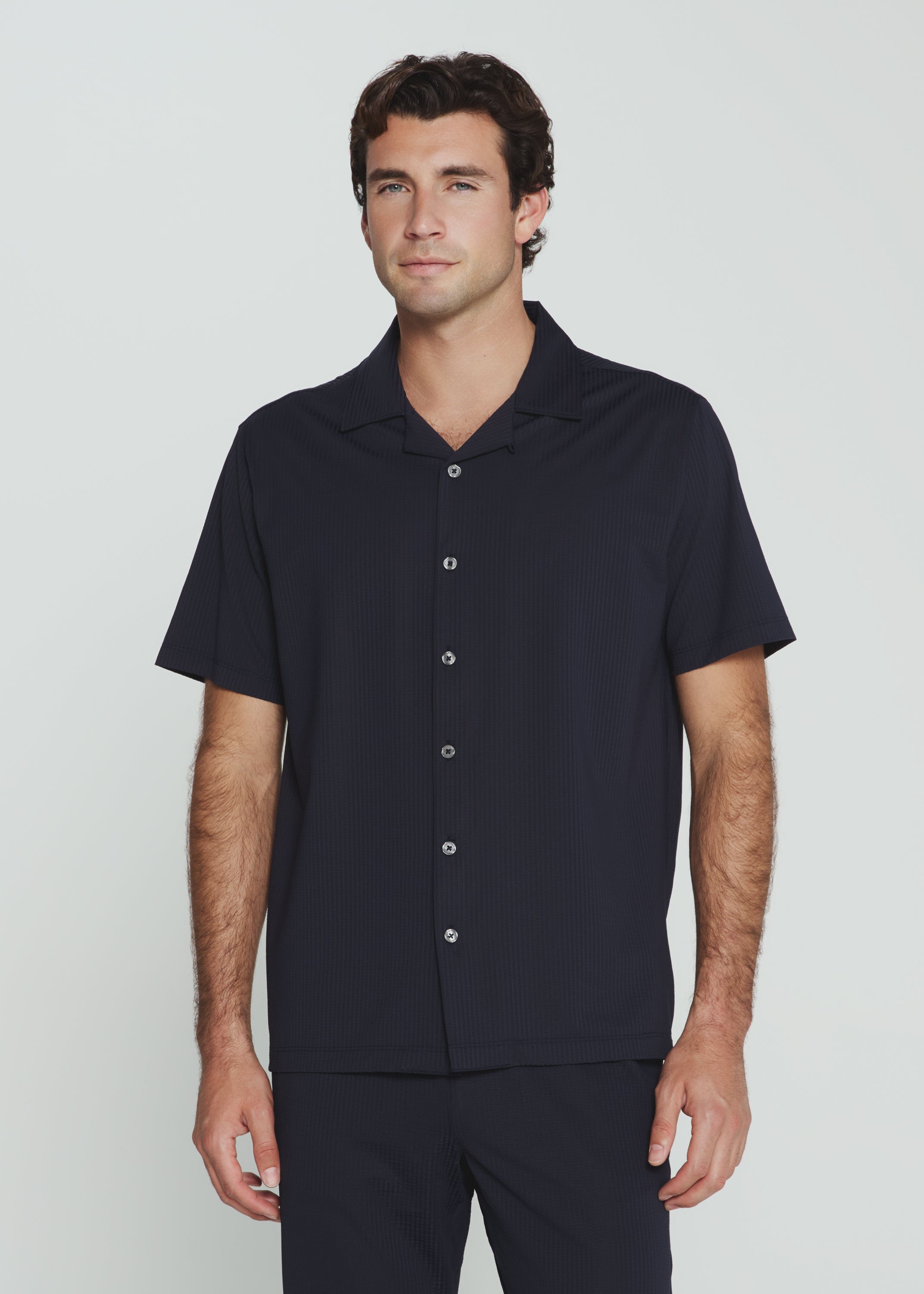 Sutherland Camp Shirt Navy
