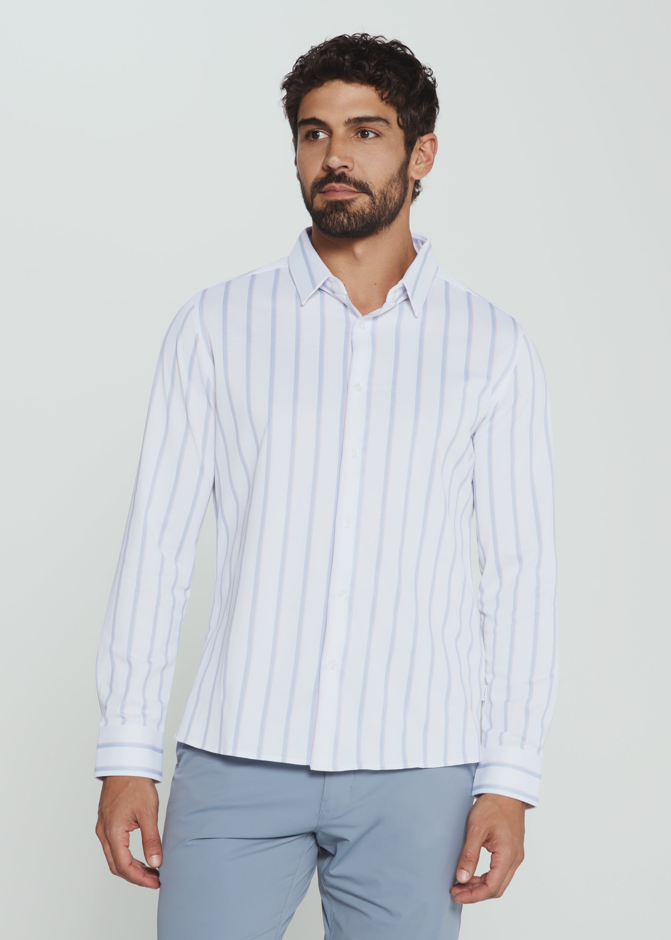Alton Long Sleeve Shirt White