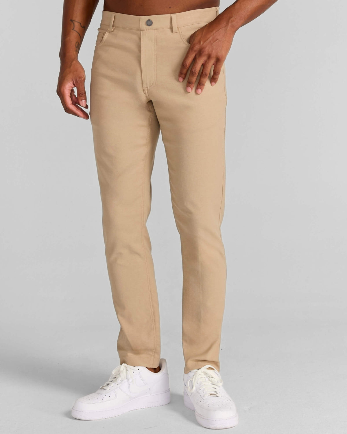 Calvin Chino Pull-On Trouser Bark