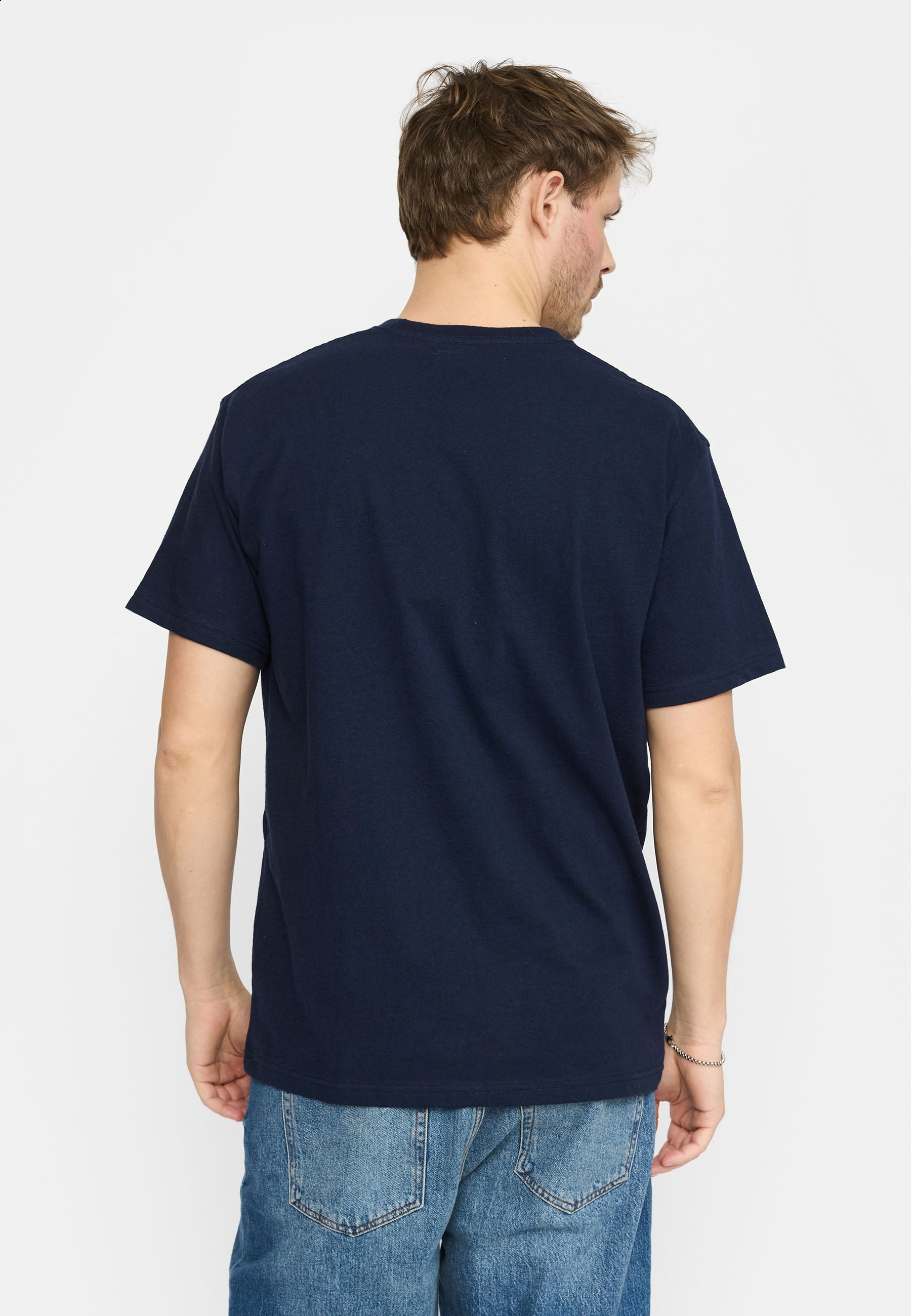 Application T-Shirt Navy Melange