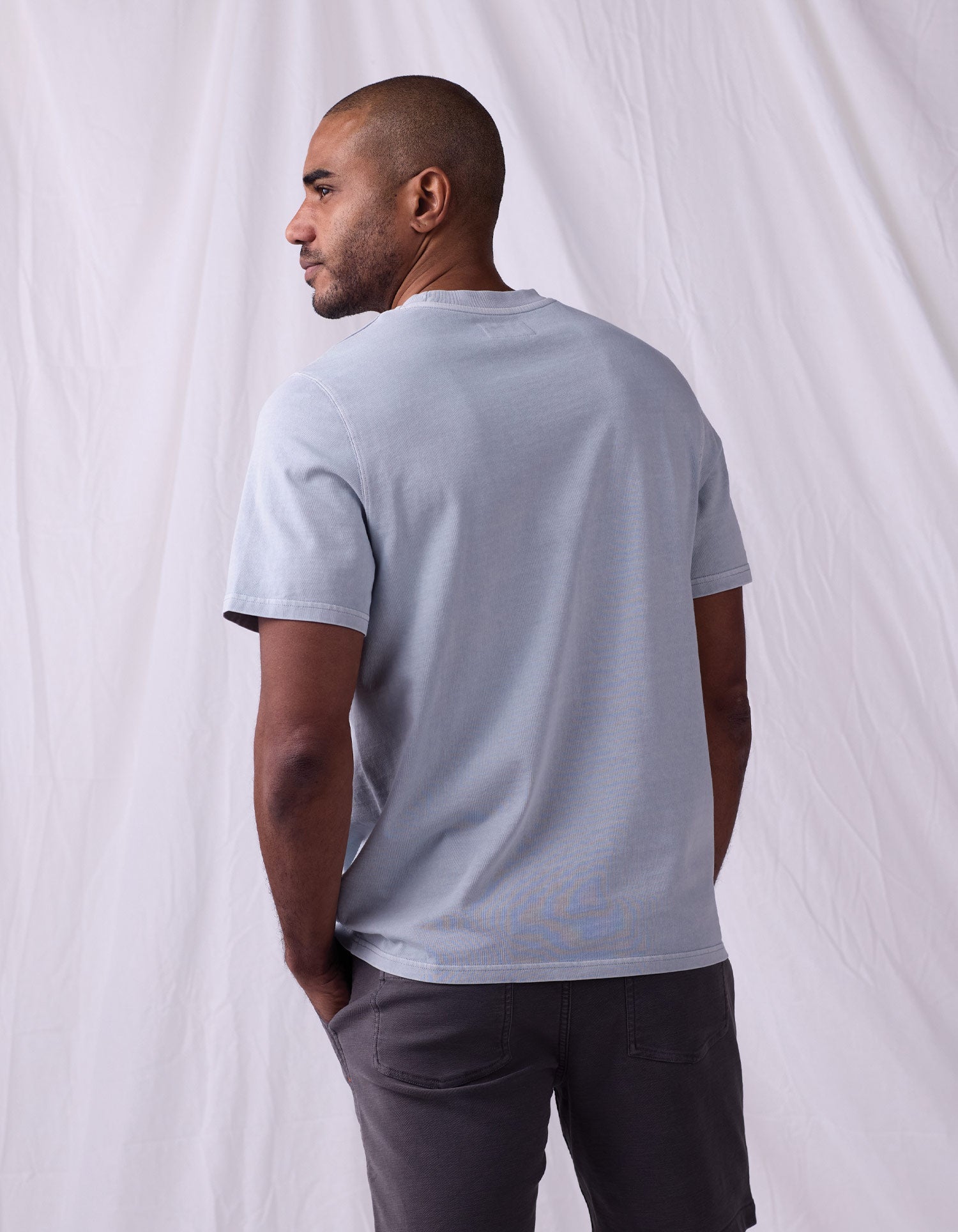 Lennox Jersey Relaxed Tee Misty Harbor