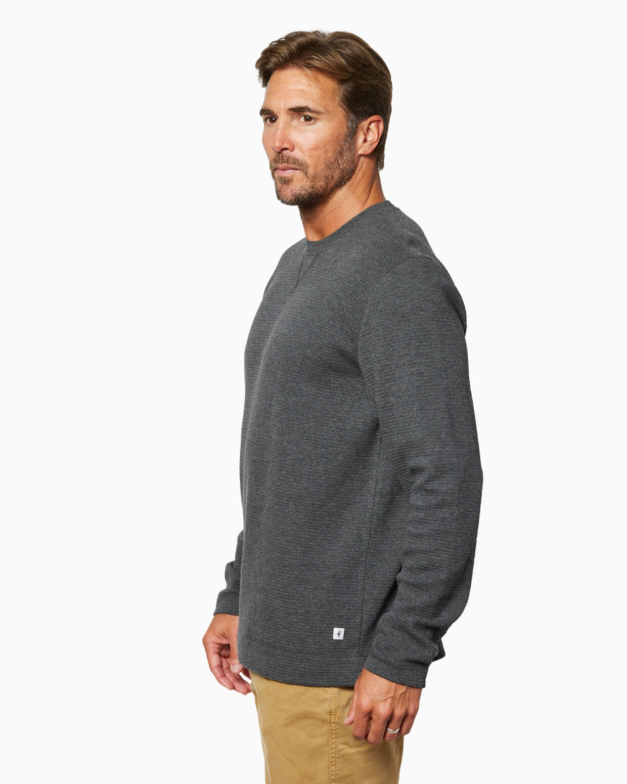 Tahoe Long Sleeve Crew Smoke Heather