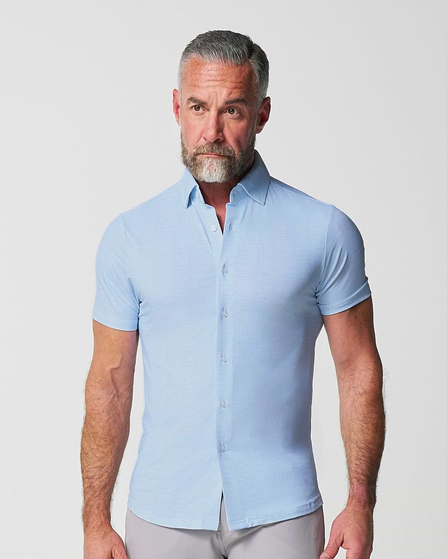 The Rowan Shirt Light Blue Linen