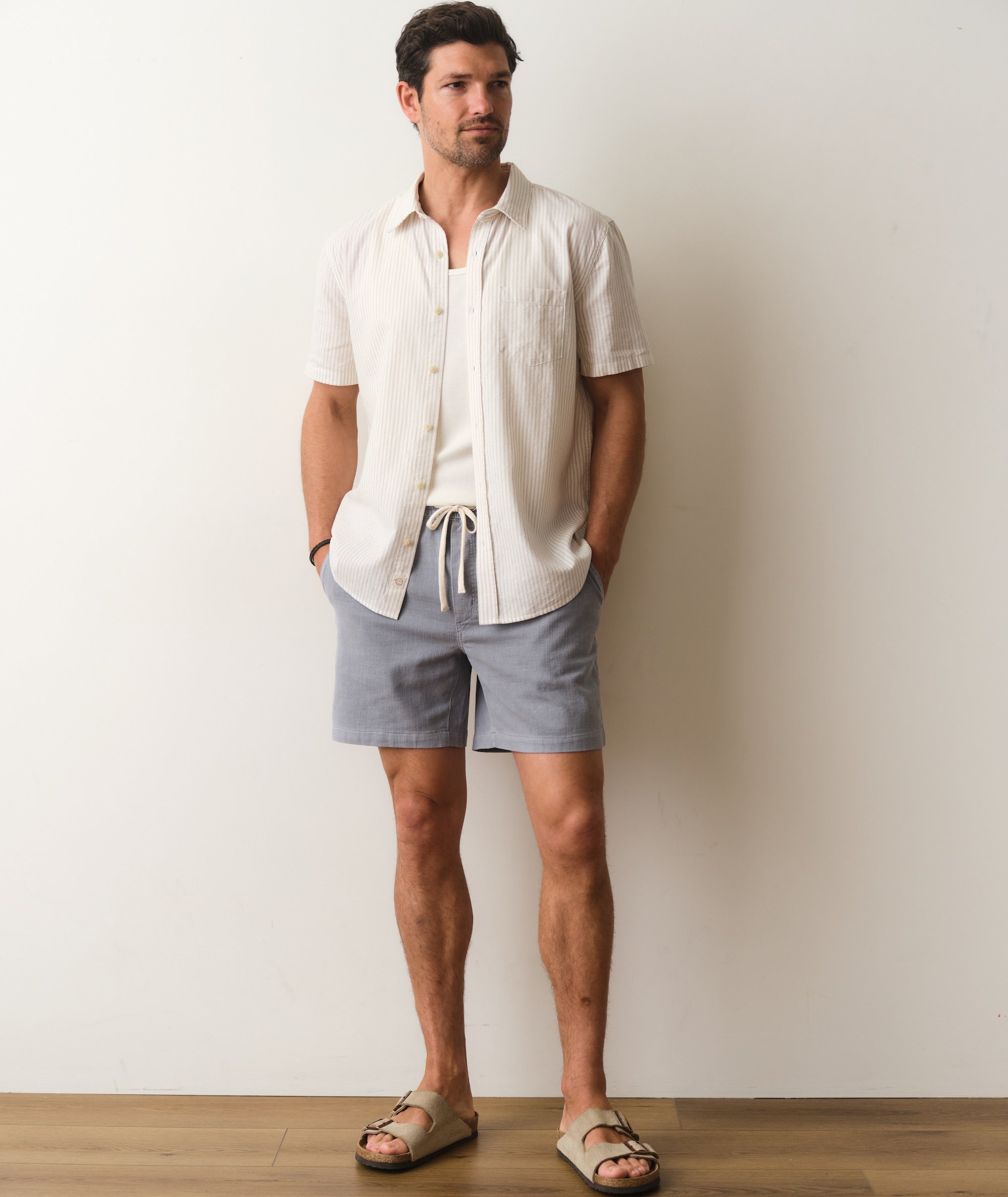 Saturday Beach Short 6" Mid Grey