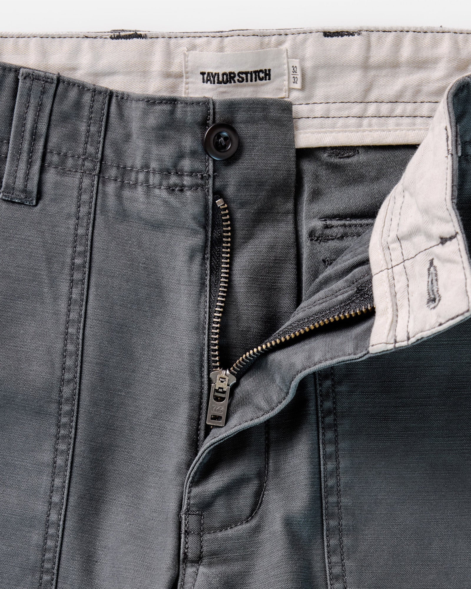The Surplus Pant in Reverse Sateen Faded Black
