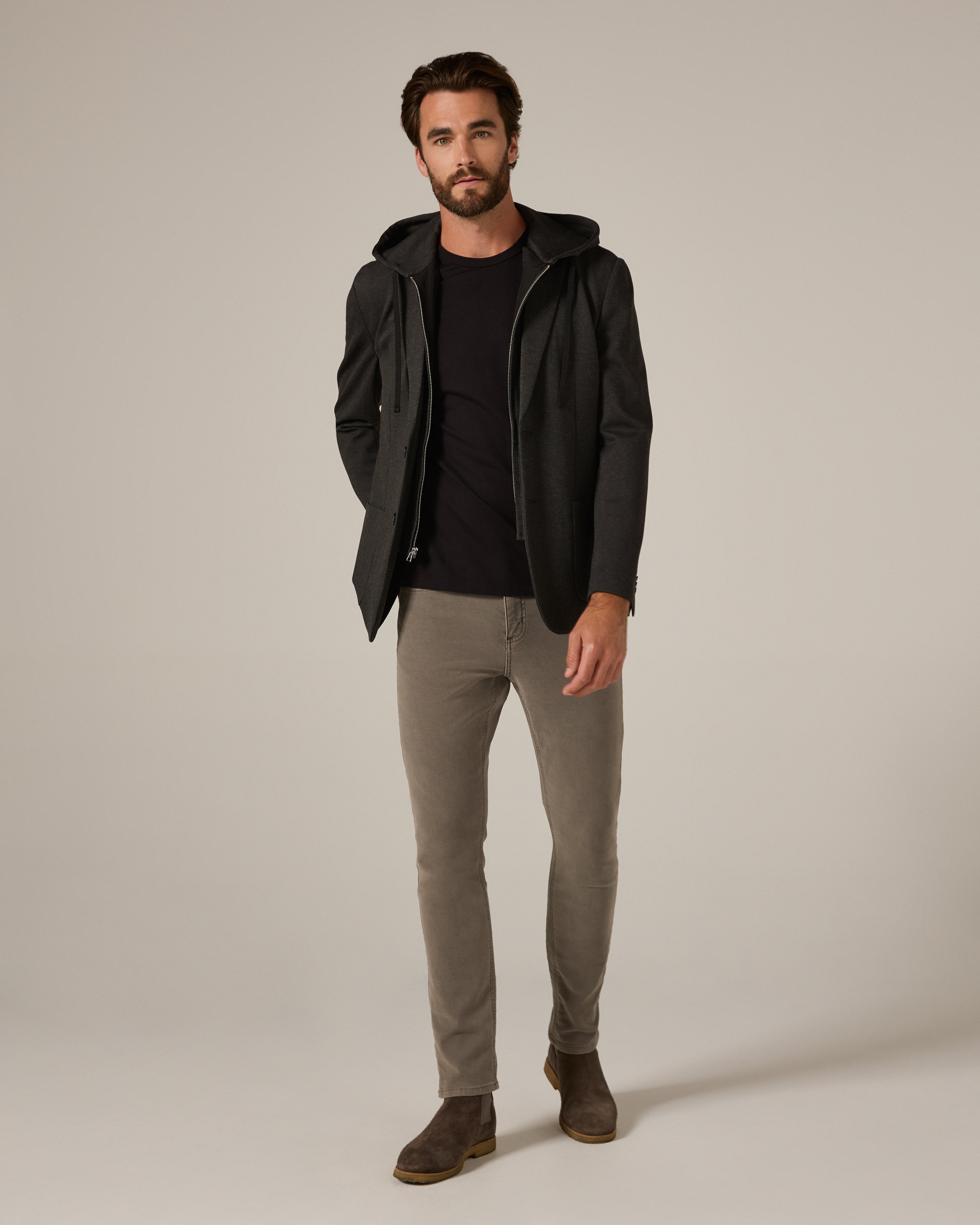 The District Blazer Dark Charcoal
