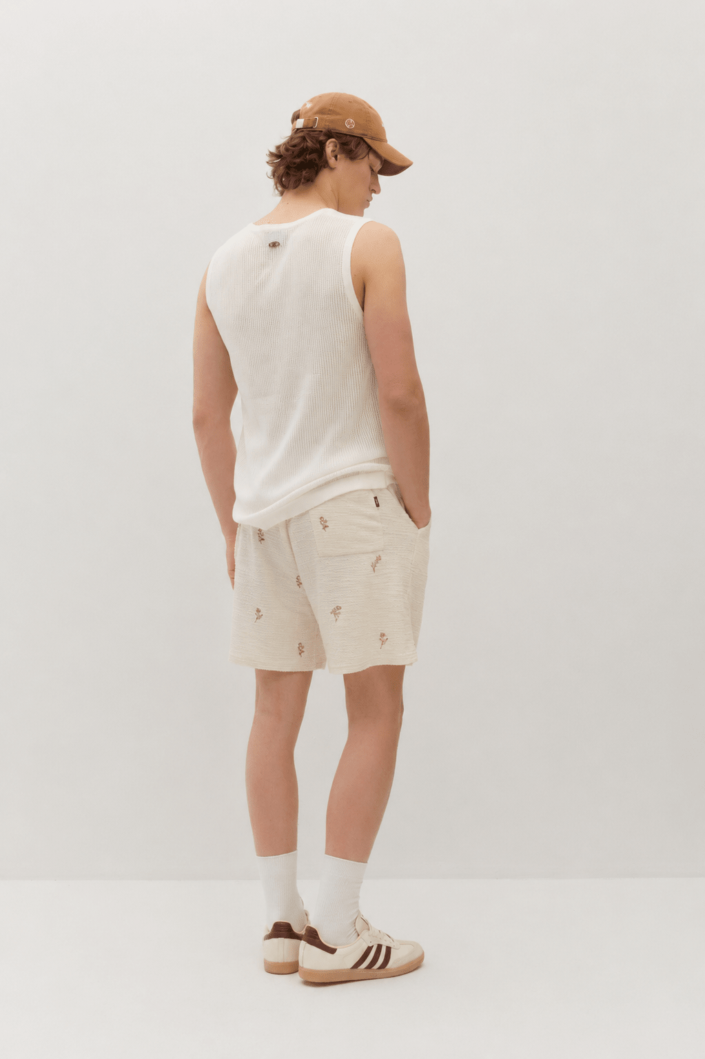 Knit Sweater Tank White