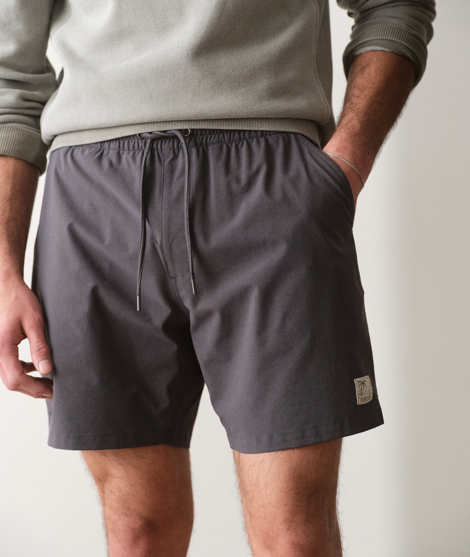 Lined Sport & Swim Short Asphalt